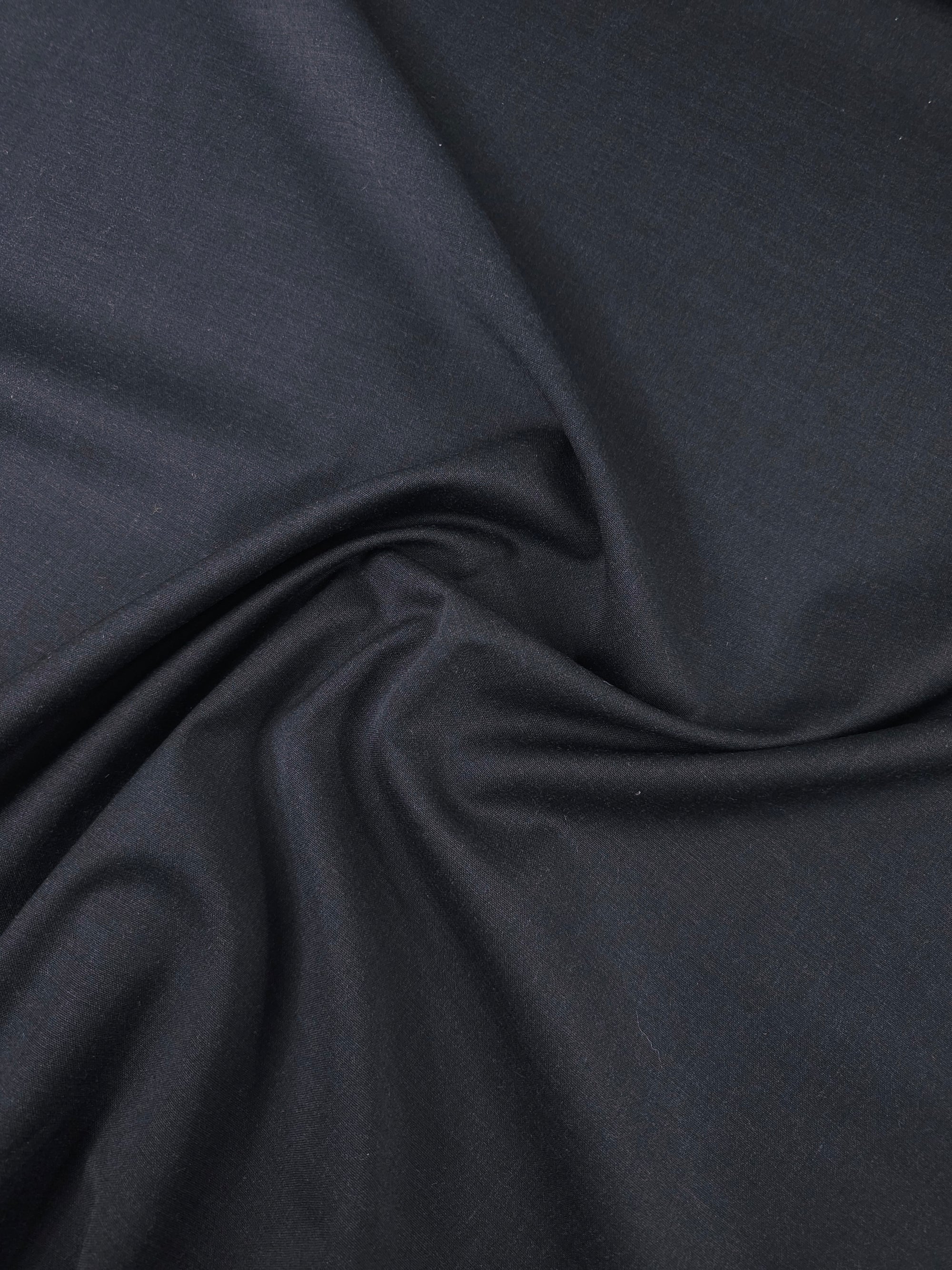 Charcoal Poly Wool Suiting