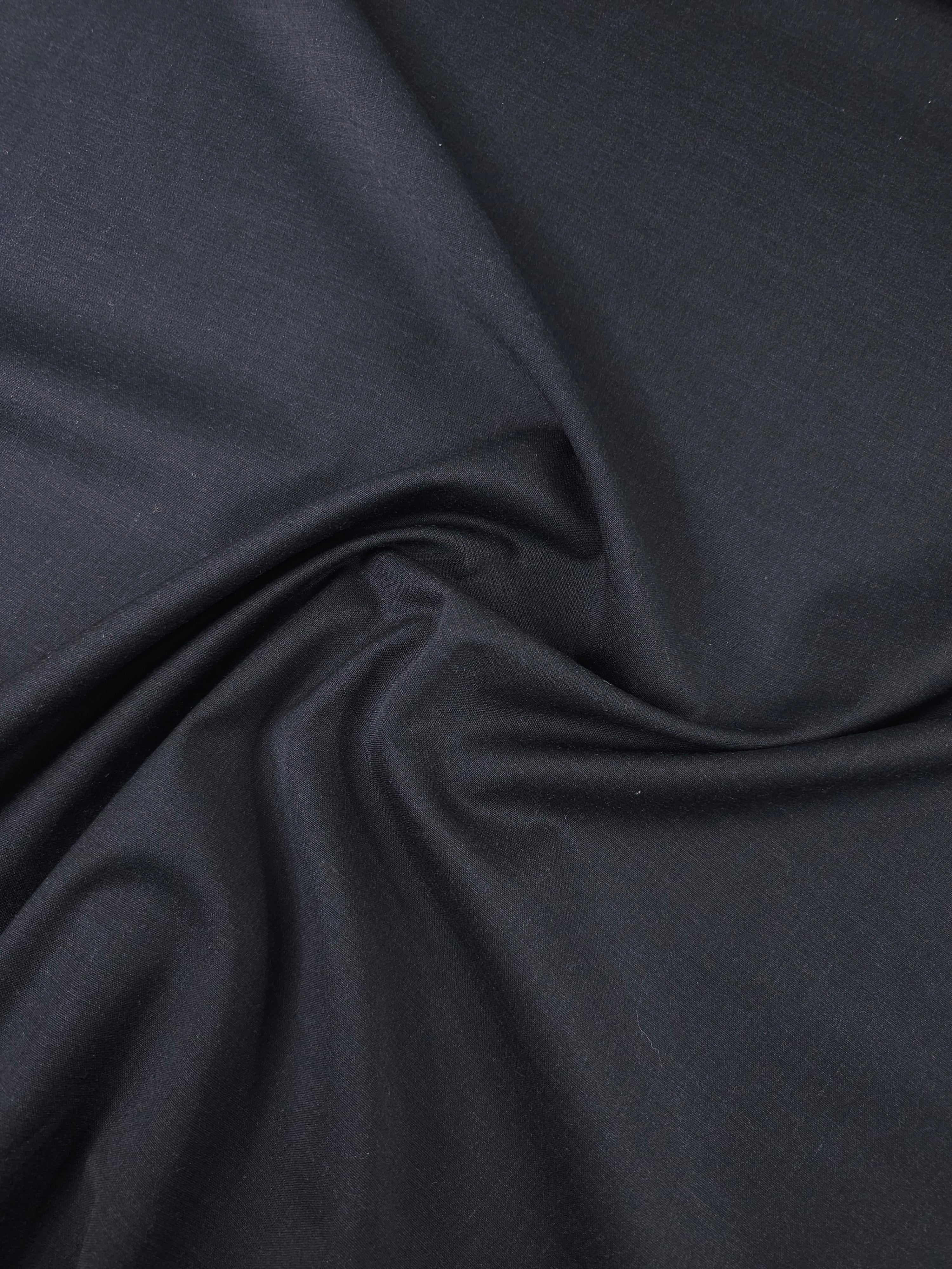 Charcoal Poly Wool Suiting
