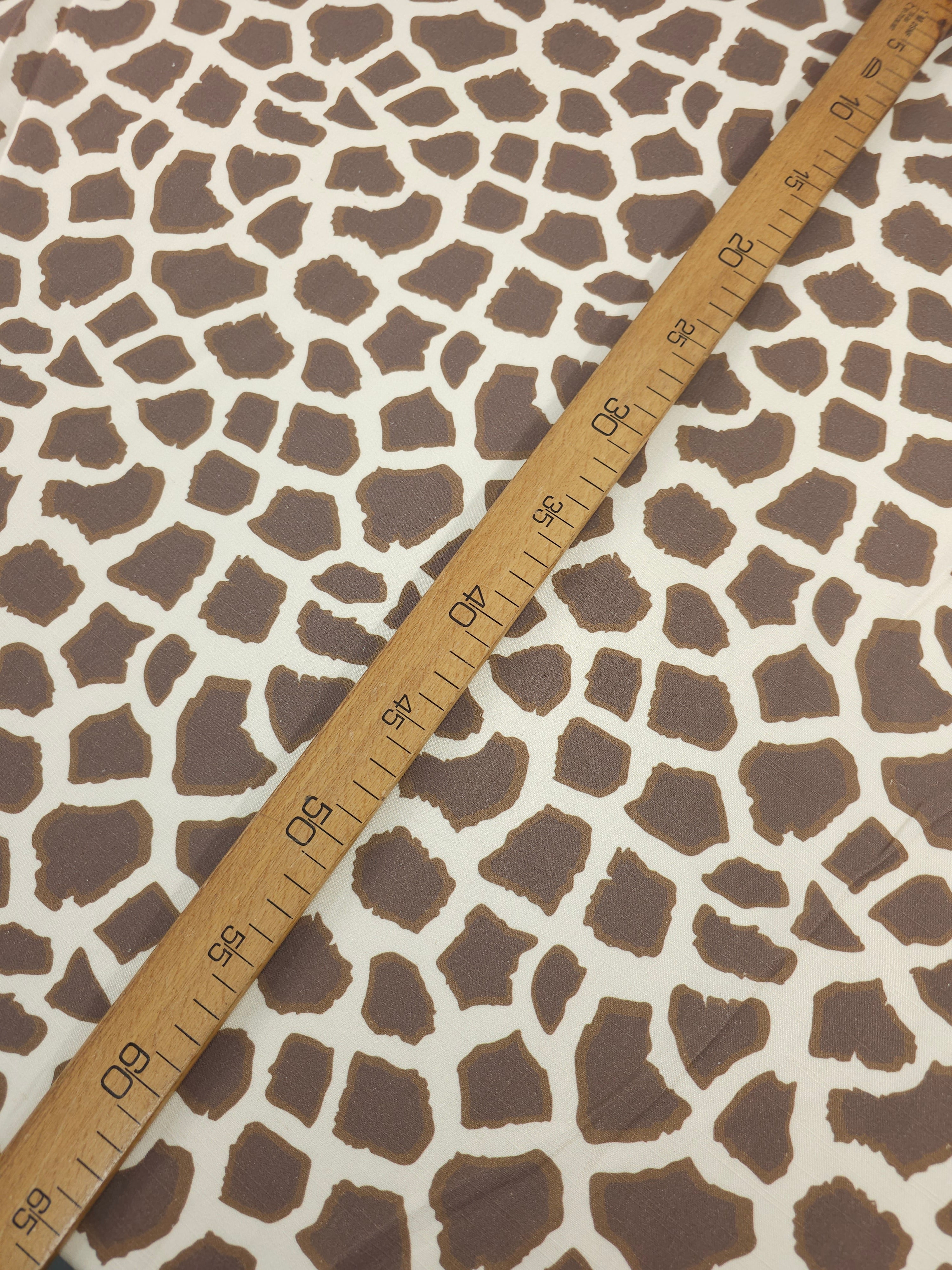 Giraffe Print Cotton Viscose