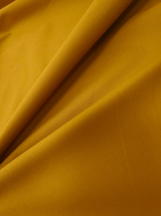 Deep Mustard Cotton Twill