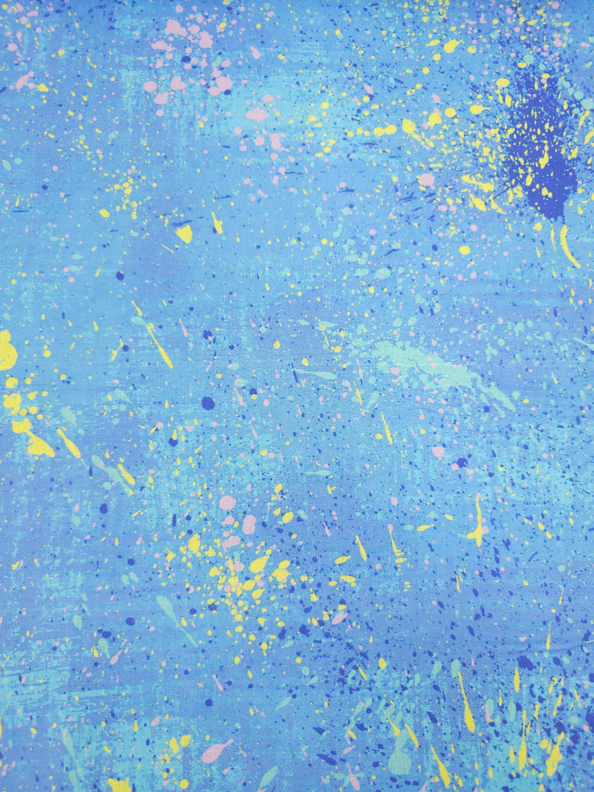 Paint Splatter 100% Cotton 106" - Robert Kaufman *EXTRA WIDE*