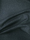 Black Speckled Herringbone Wool Suiting