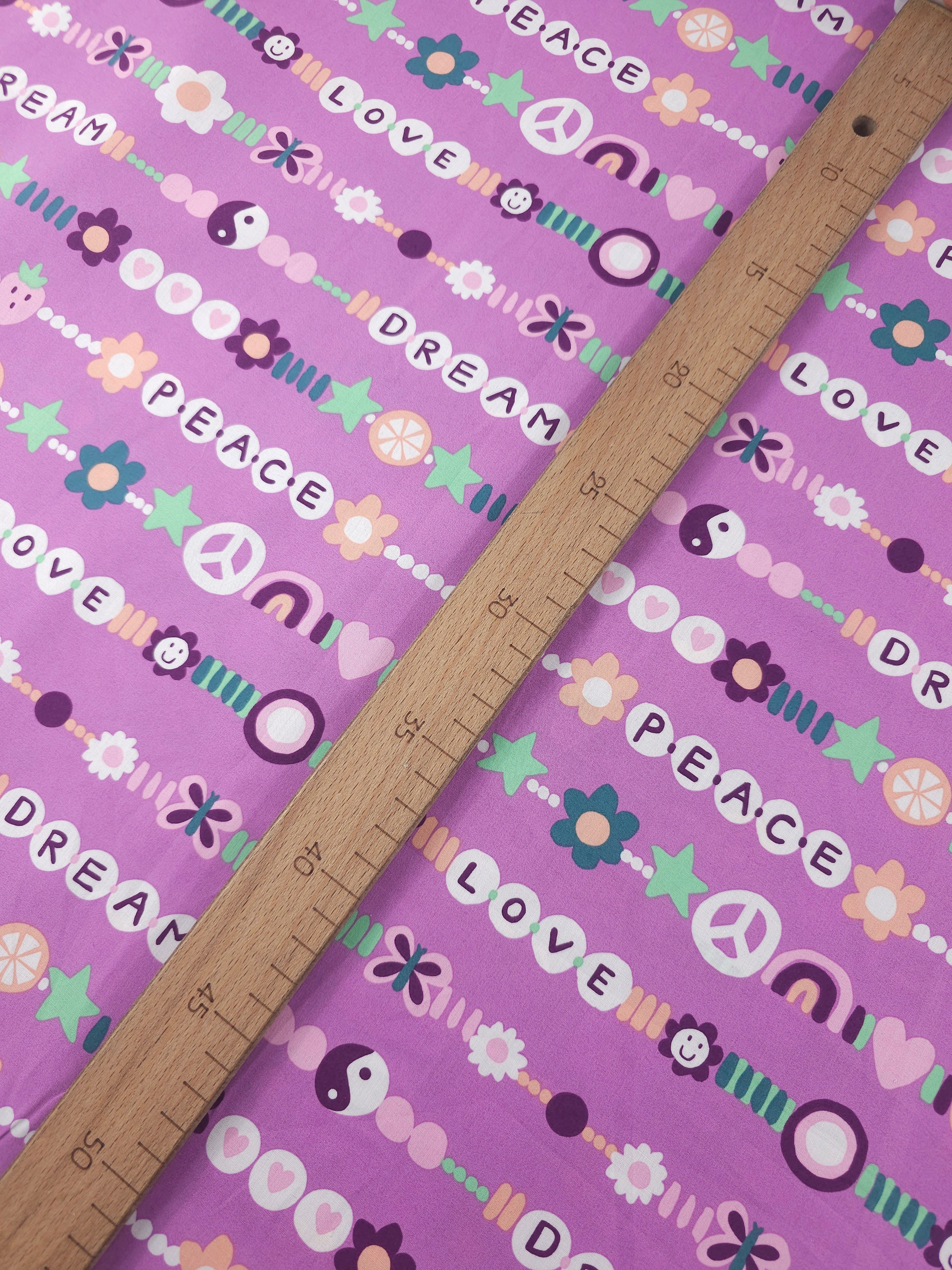 Purple Friendship Chain 100% Cotton 60"