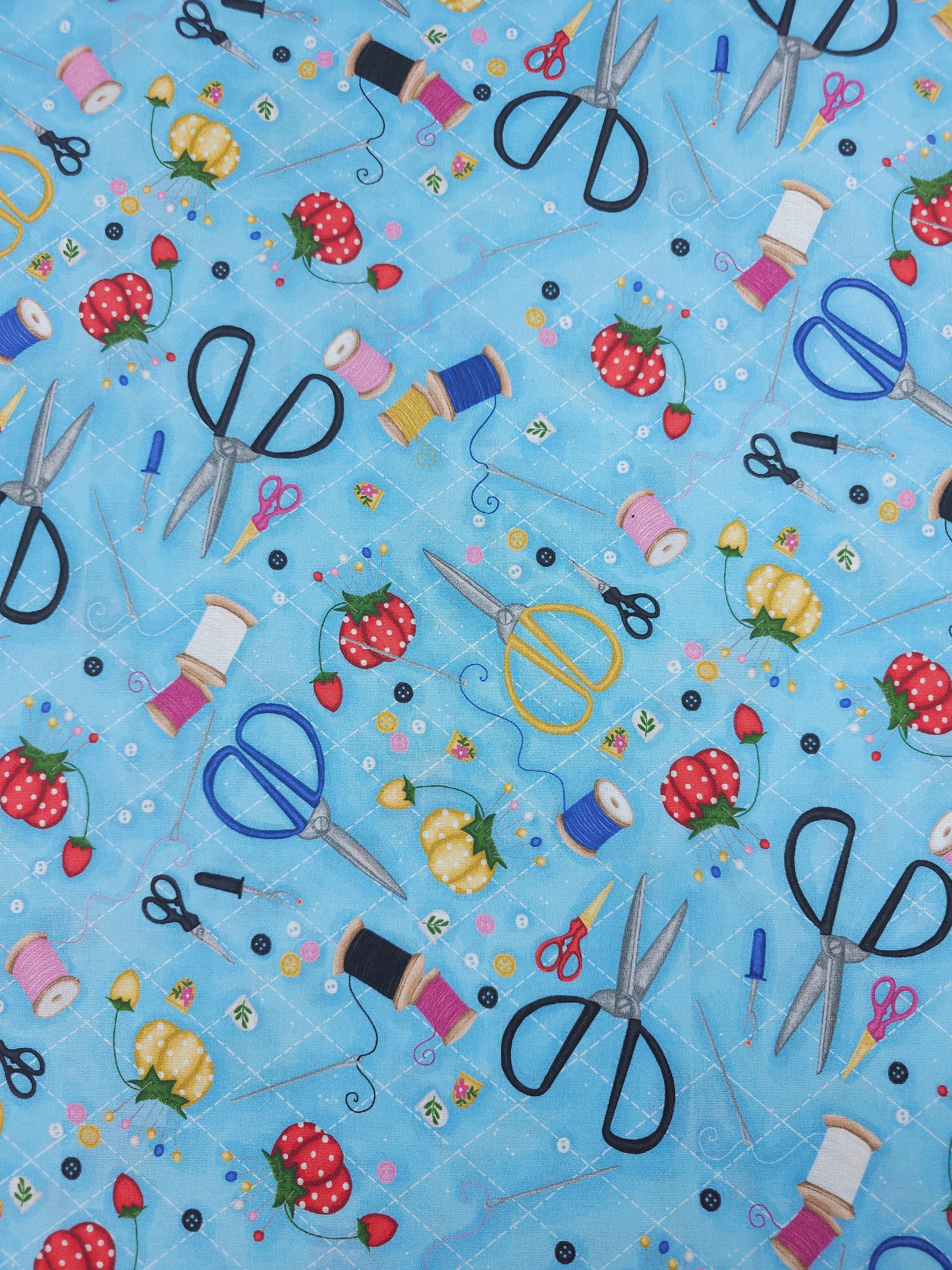Light Blue Sewing Kit 100% Cotton