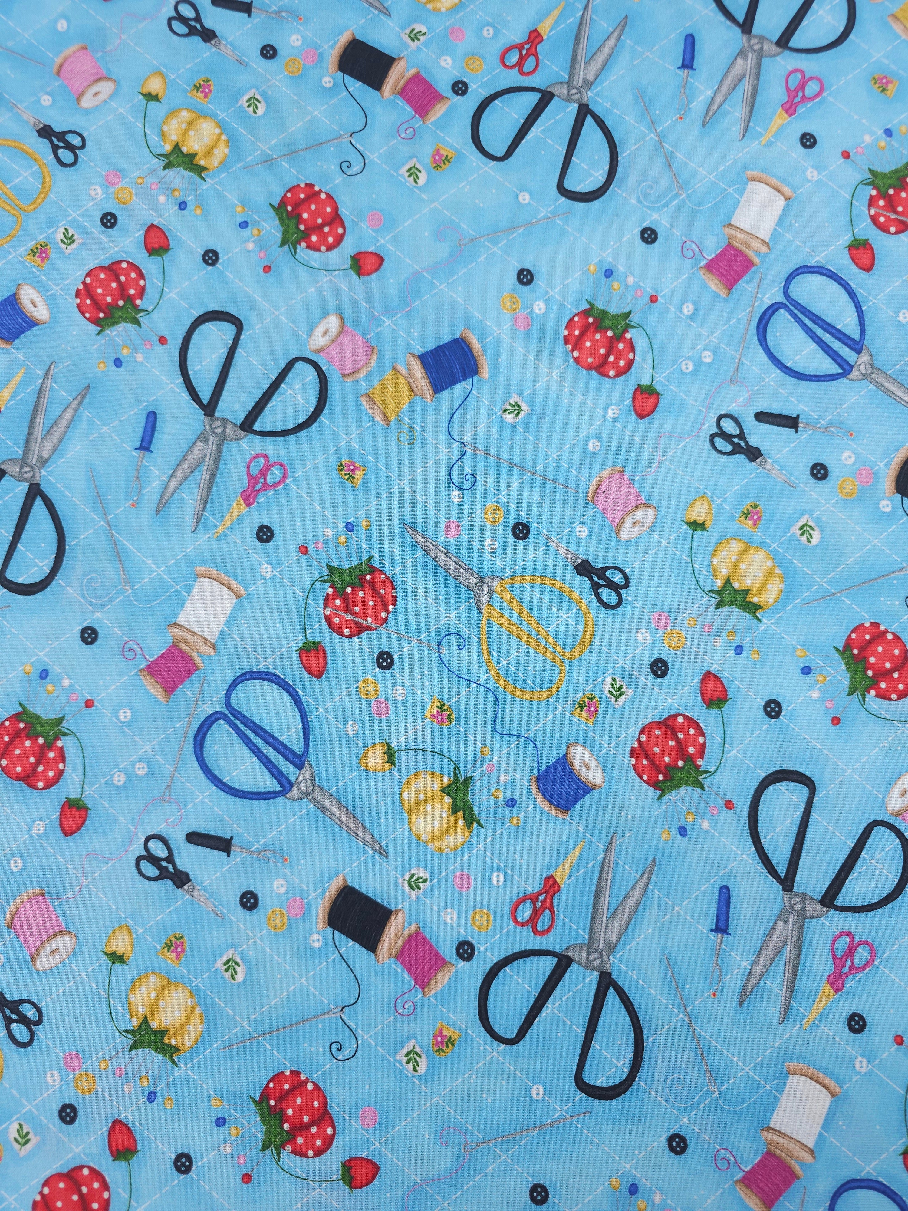 Light Blue Sewing Kit 100% Cotton