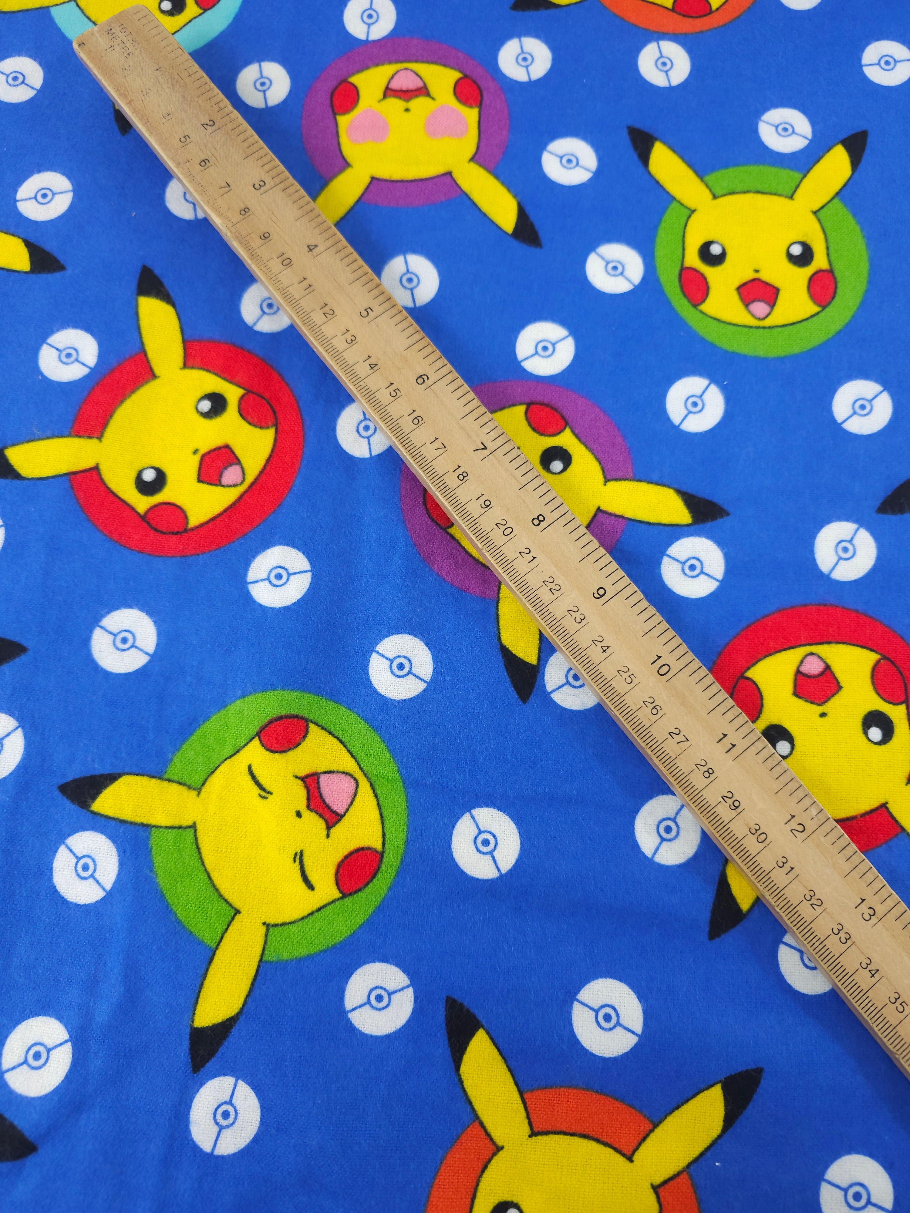 Pikachu Badge Lightweight Flannel Cotton