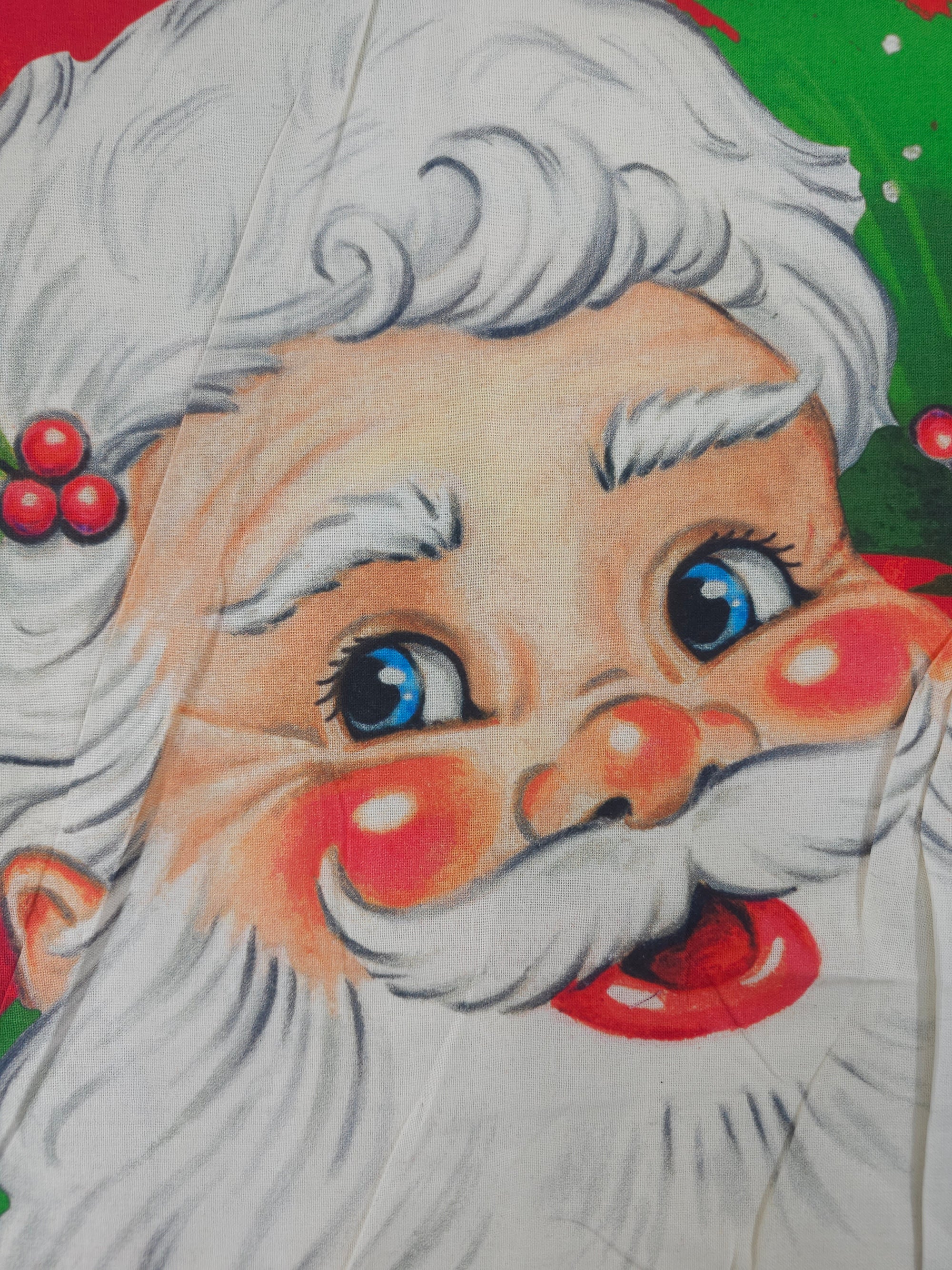 Jolly Santa Cotton panel- 2.4m piece