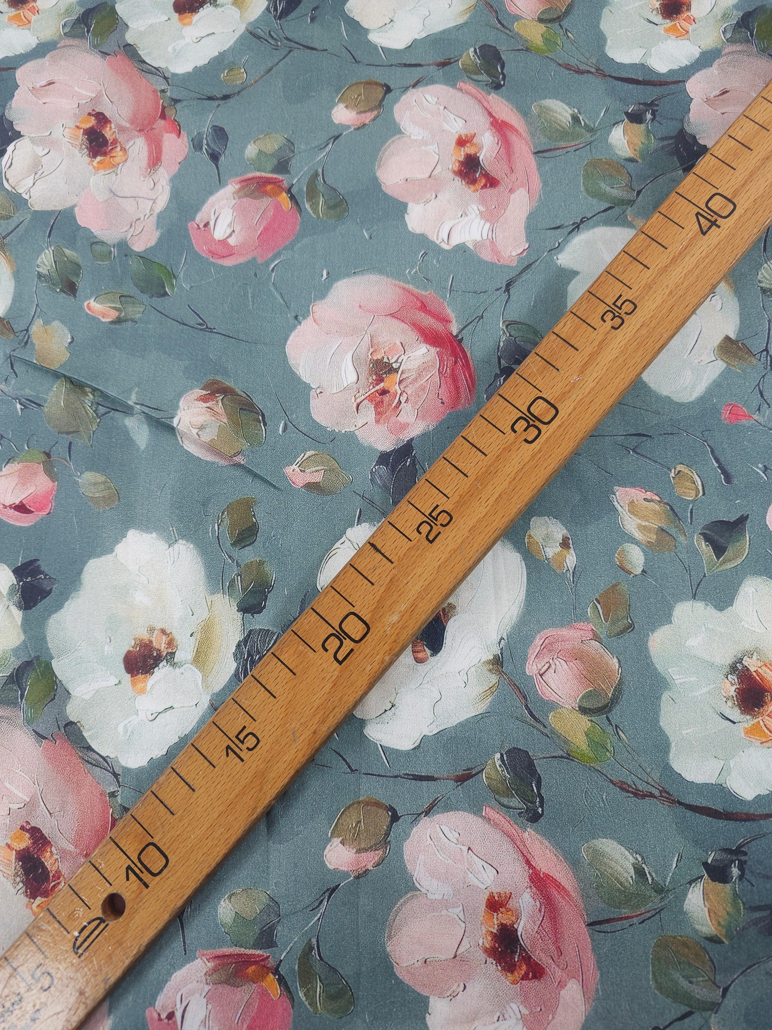 Everlasting Watercolour Blooms 100% Cotton 81” *EXTRA WIDE*