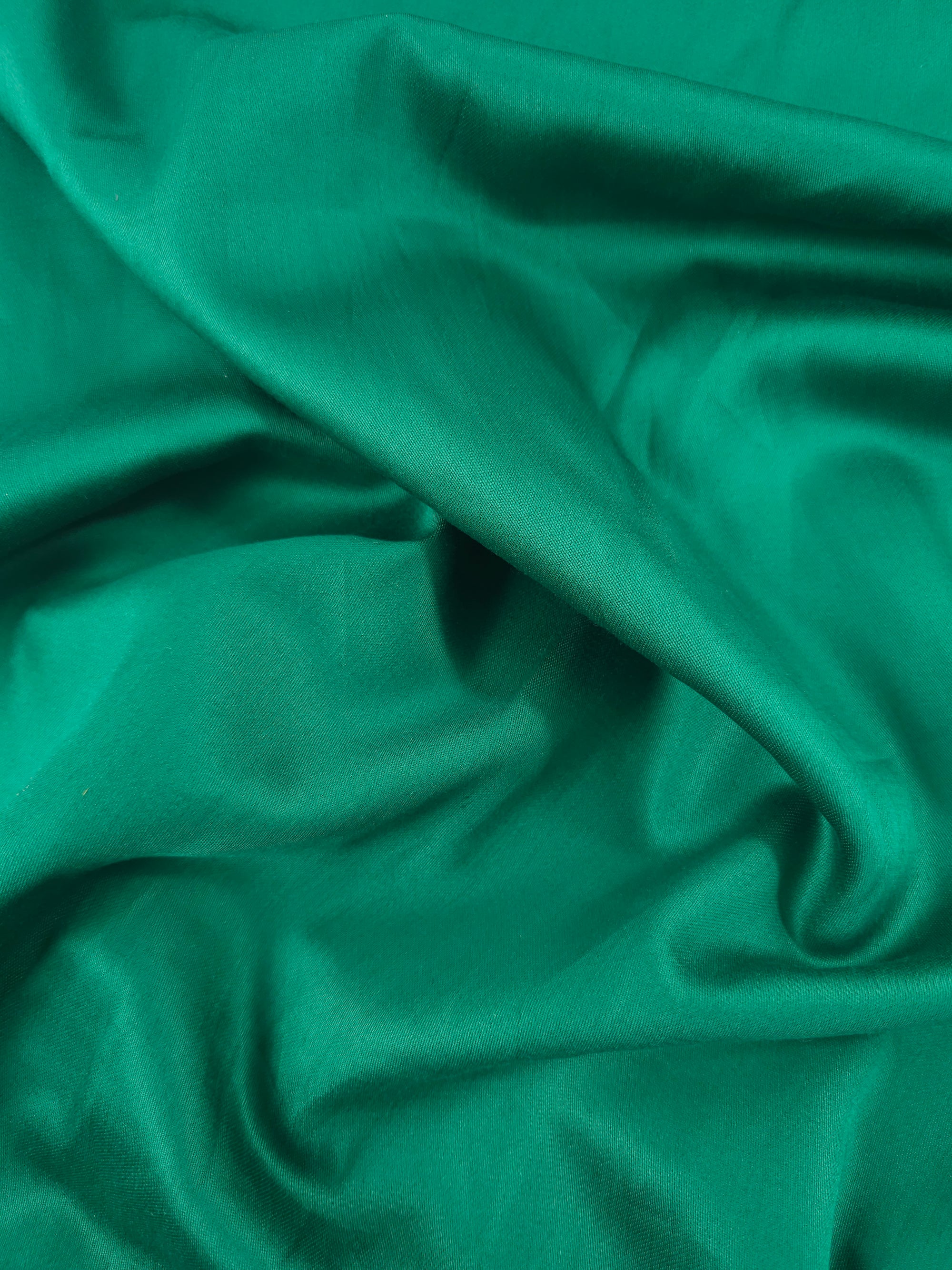Emerald Green Cotton Sateen 110" *EXTRA WIDE*