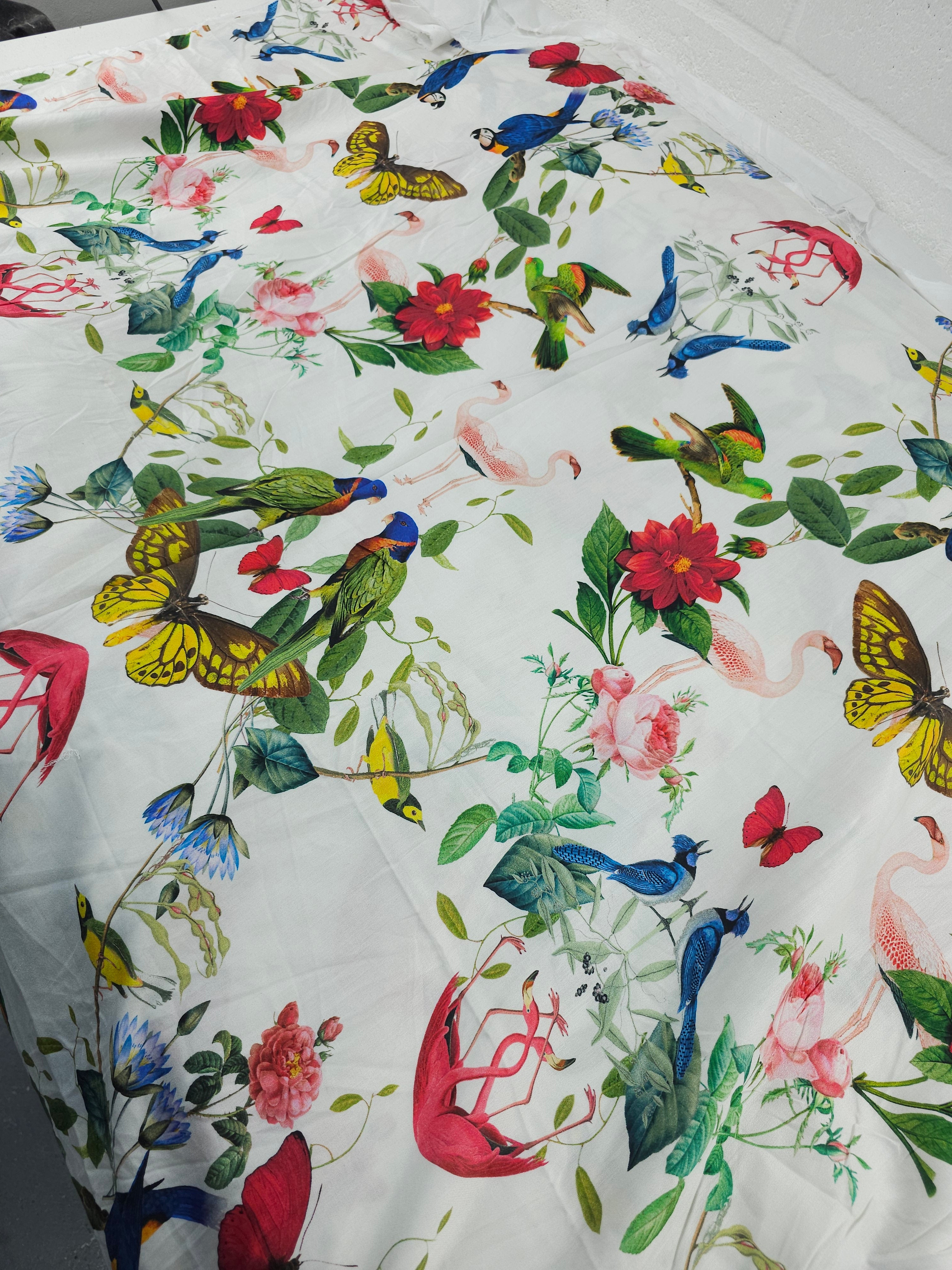 Tropical Garden Festival 100% Cotton 98" *EXTRA WIDE*