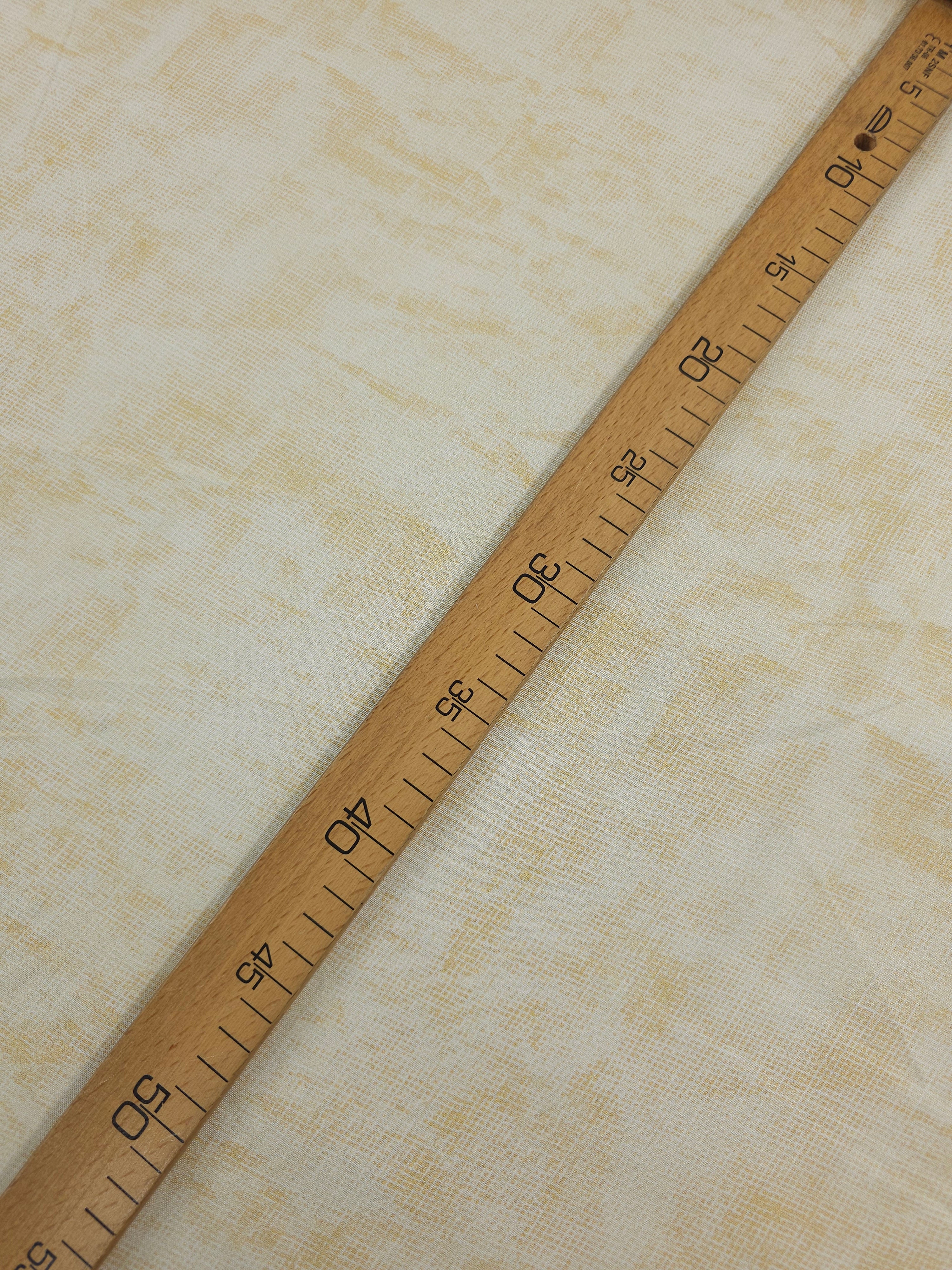 Warm Cream Static Grid 100% Cotton 106" *EXTRA WIDE*