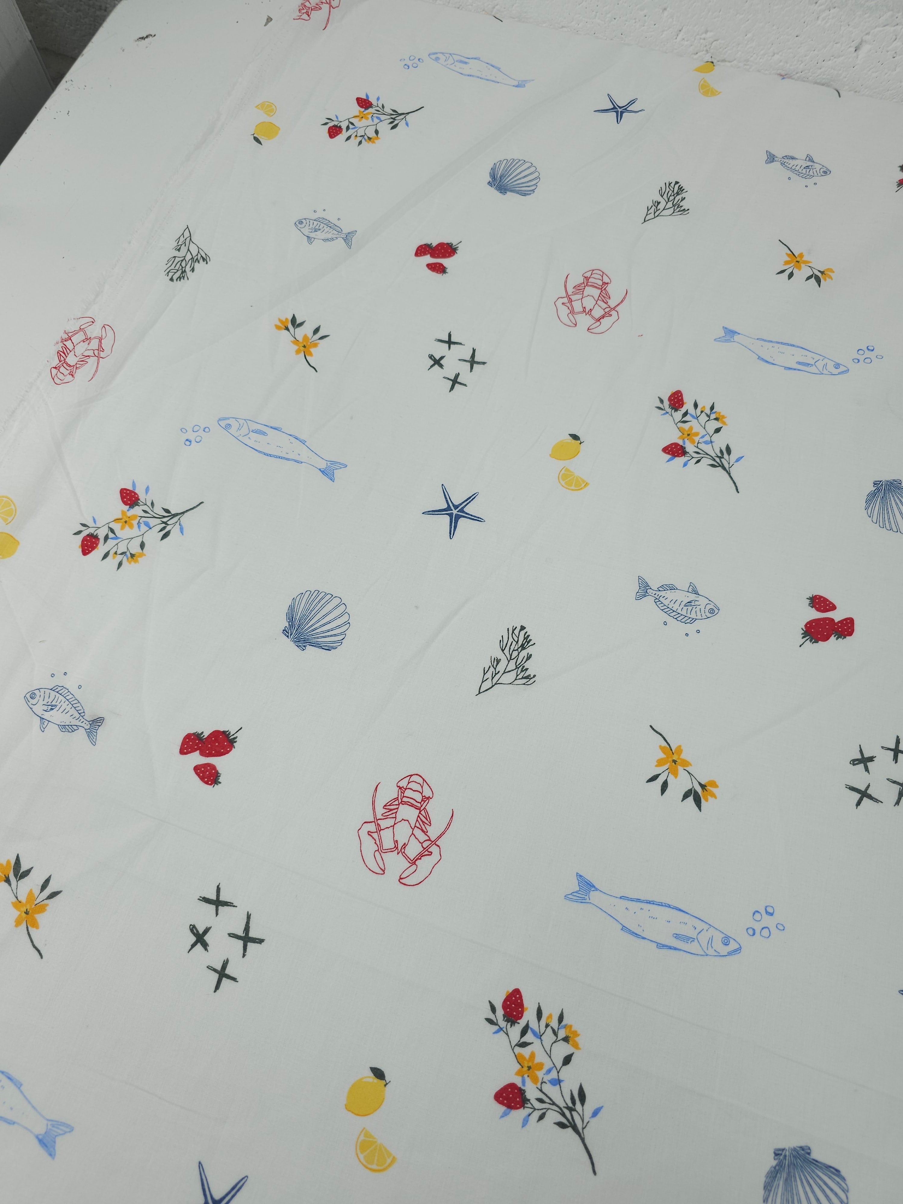 Fruity Sealife Breeze Cotton Voile