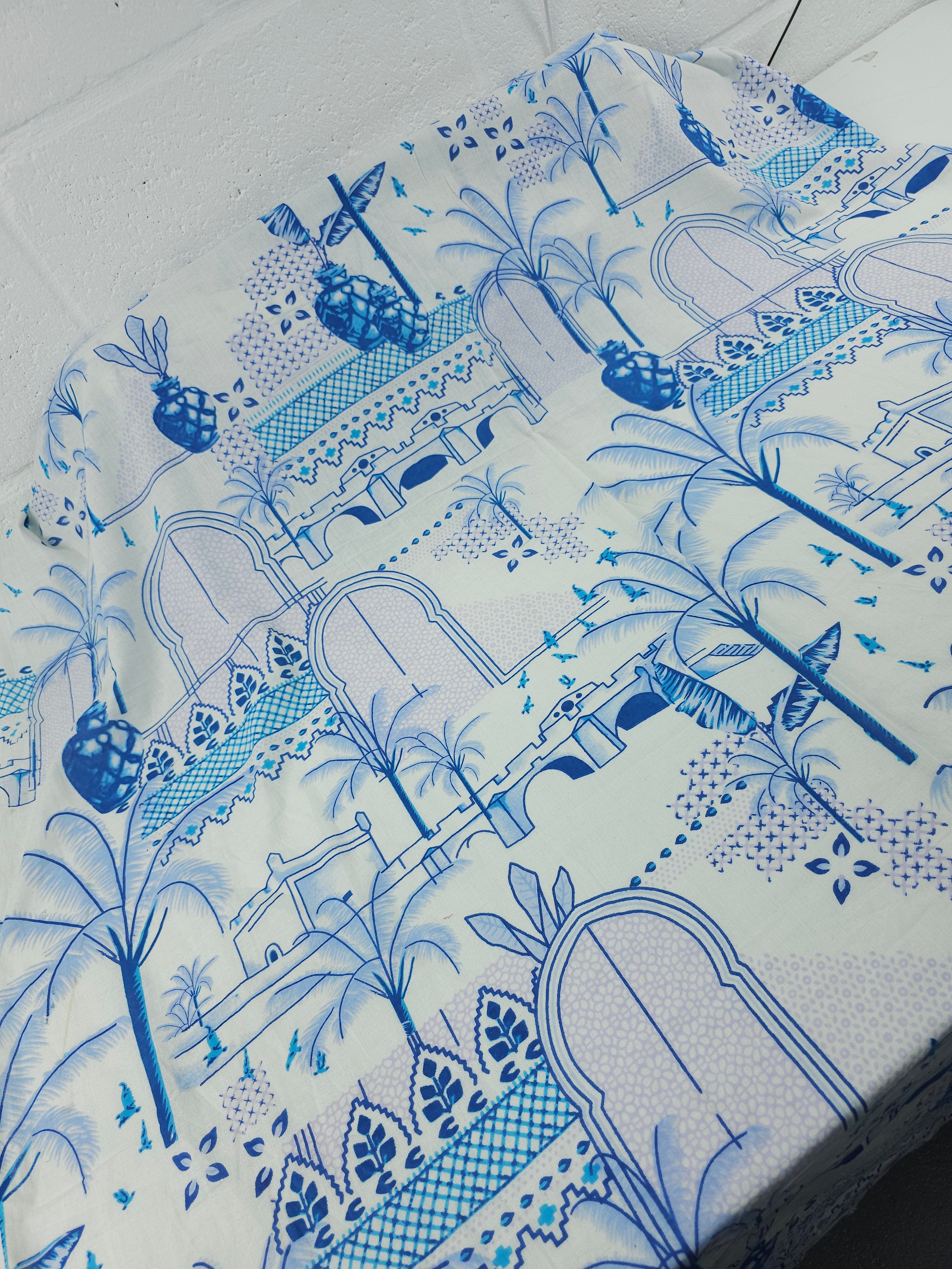 Blue/White Voyage Maison Cambric Cotton