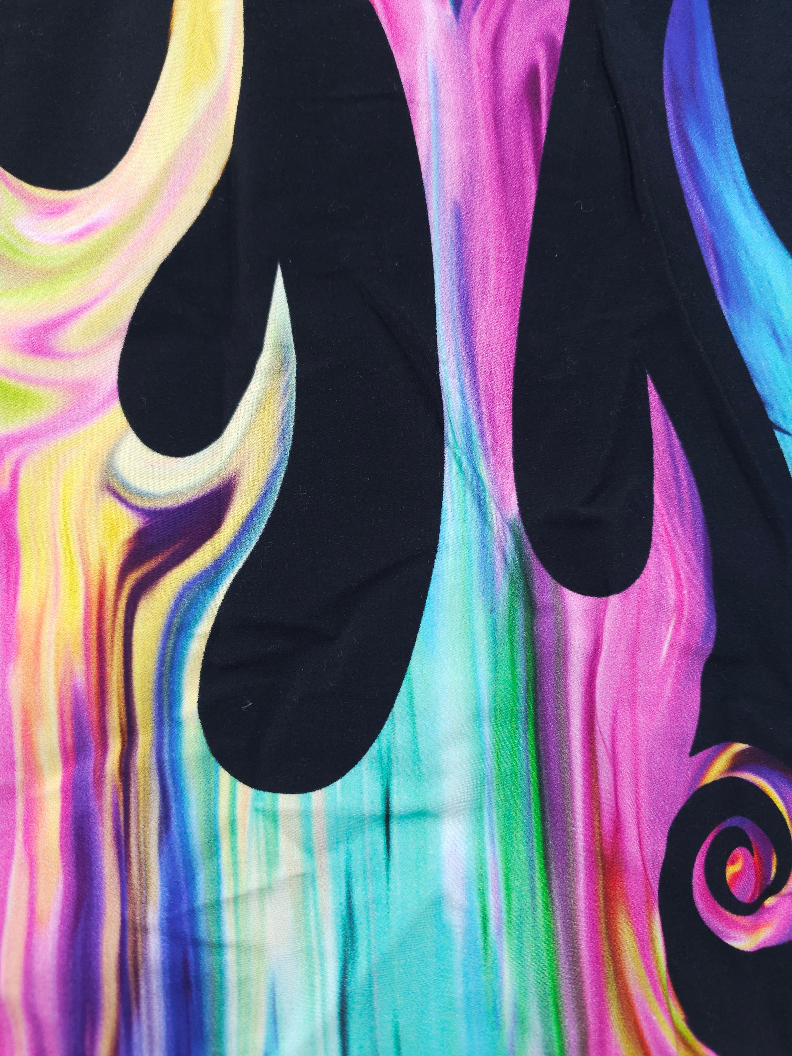 Rainbow flame Cotton- 1.8m piece