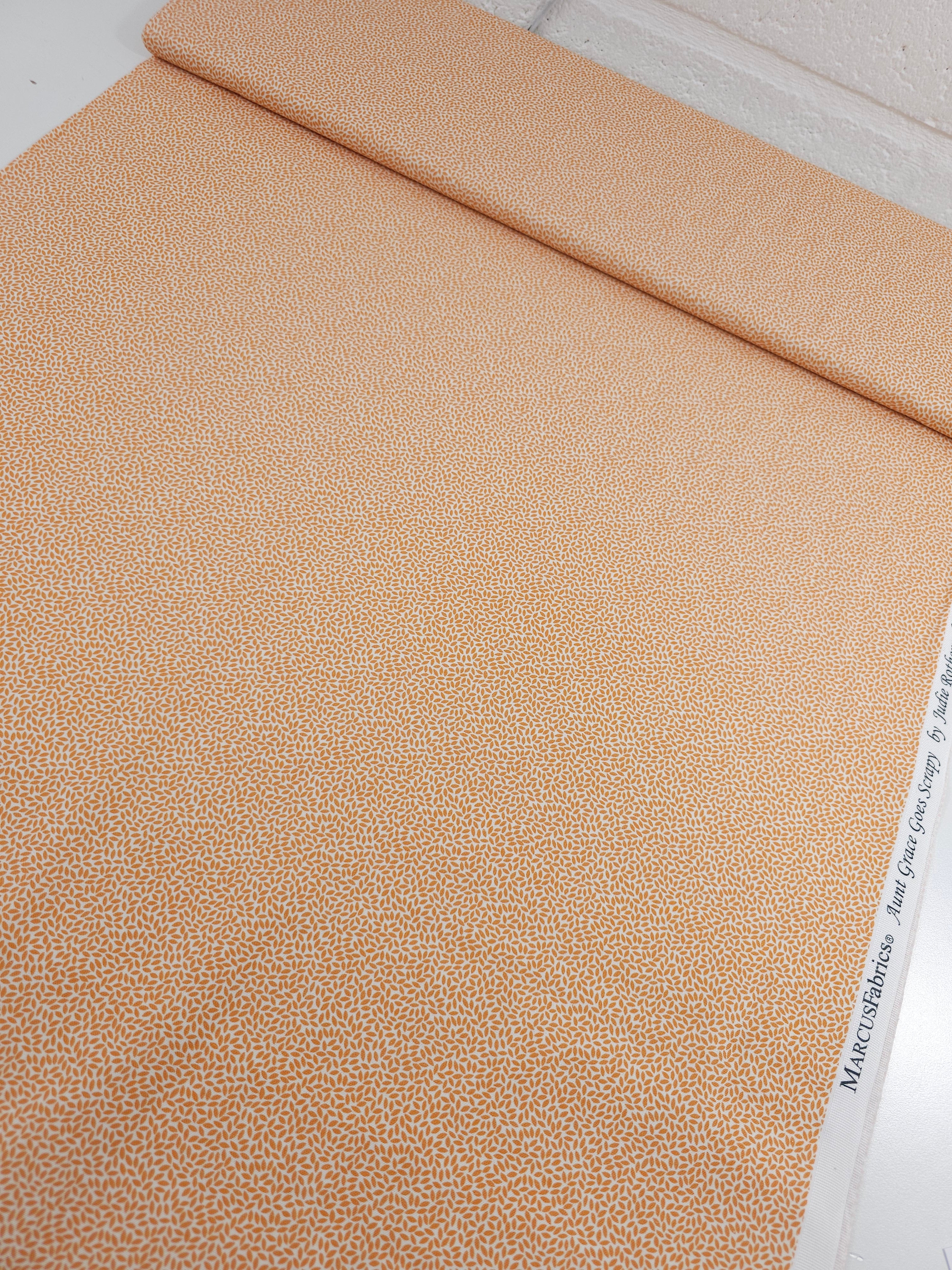 Orange Fallen Petals 100% Cotton