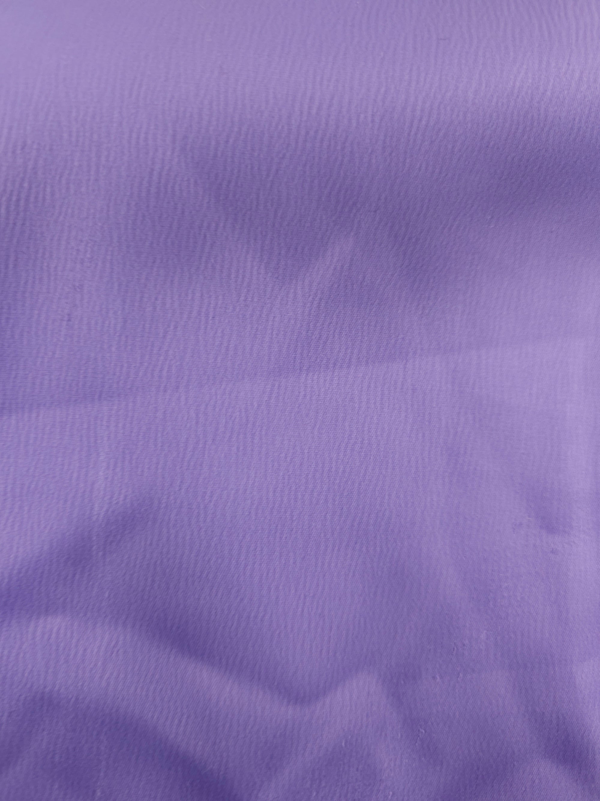 Purple Crepe Back Satin - 1.1m Piece