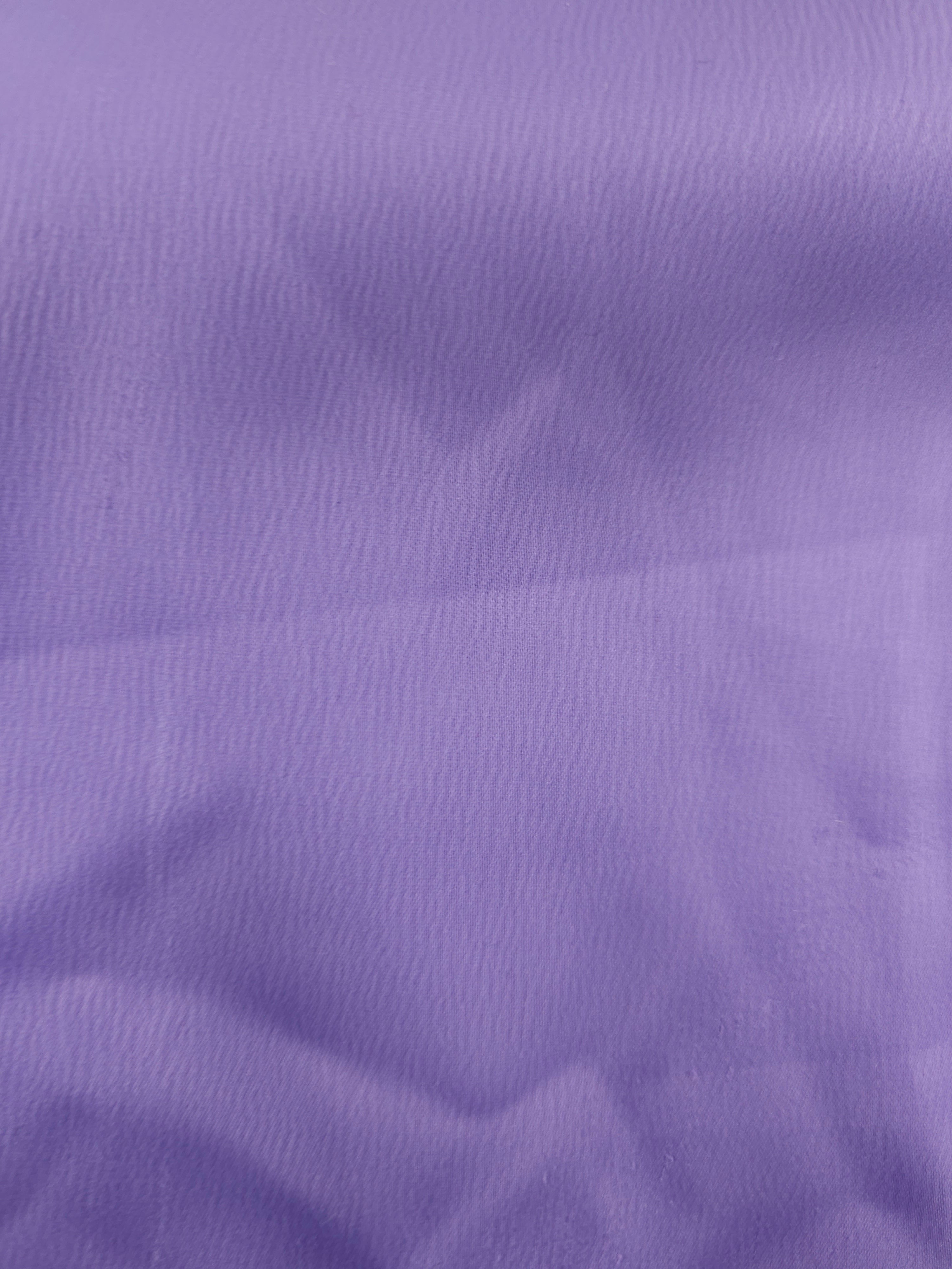 Purple Crepe Back Satin - 1.1m Piece
