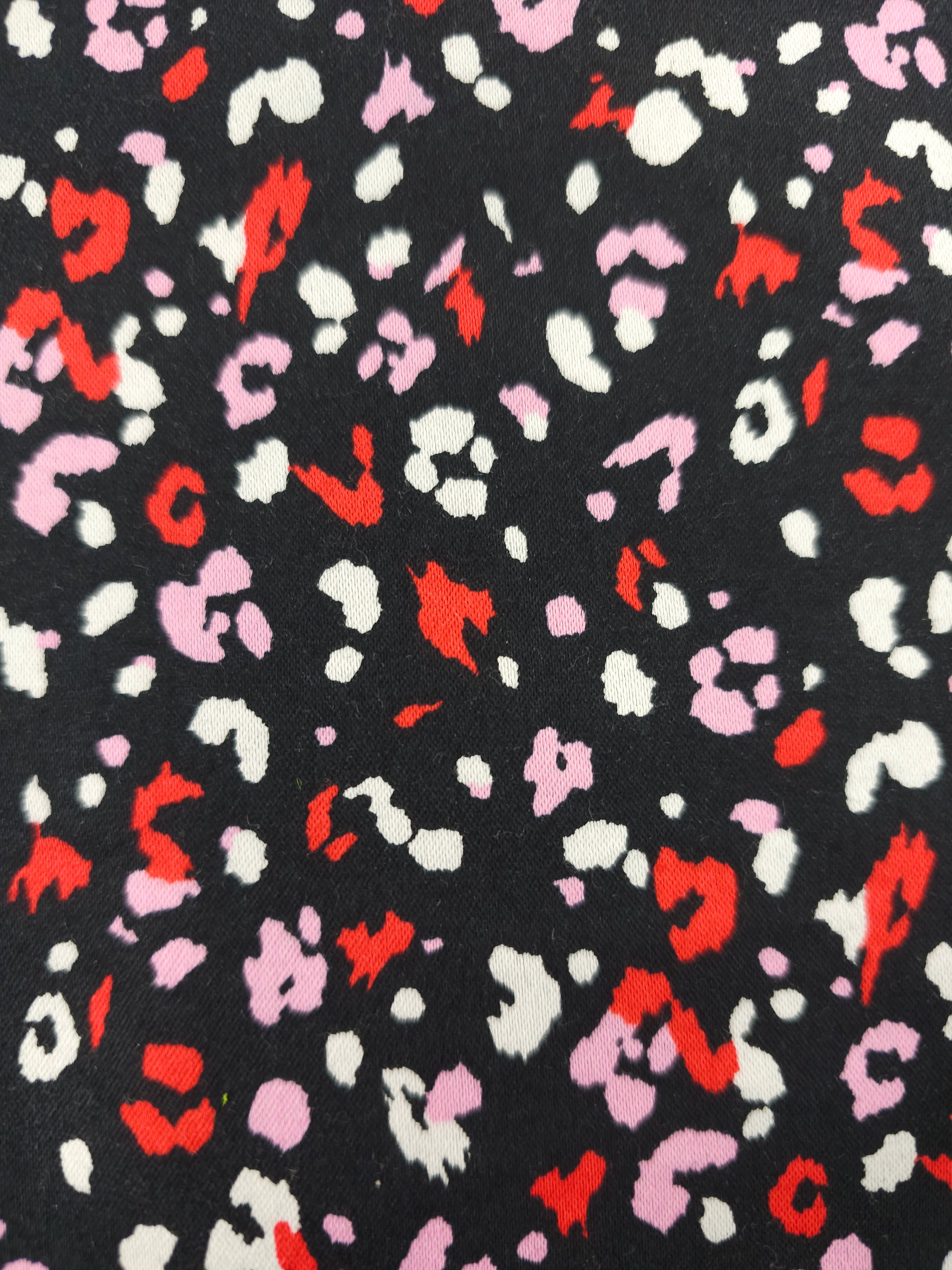 Valentines cheetah print Viscose (thick and stretch)- 2.9m piece