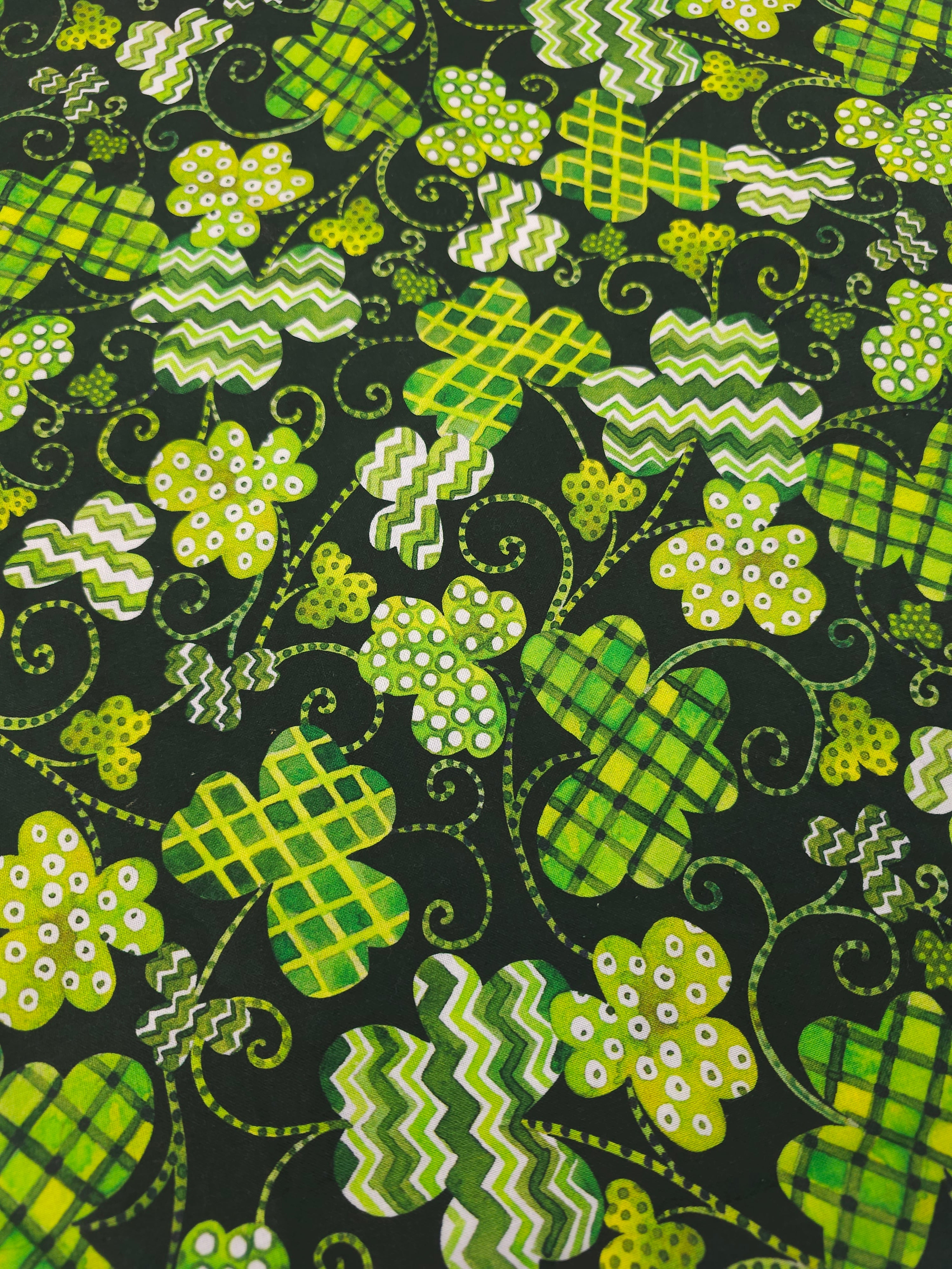 Shamrock time Cotton- 1.9m piece