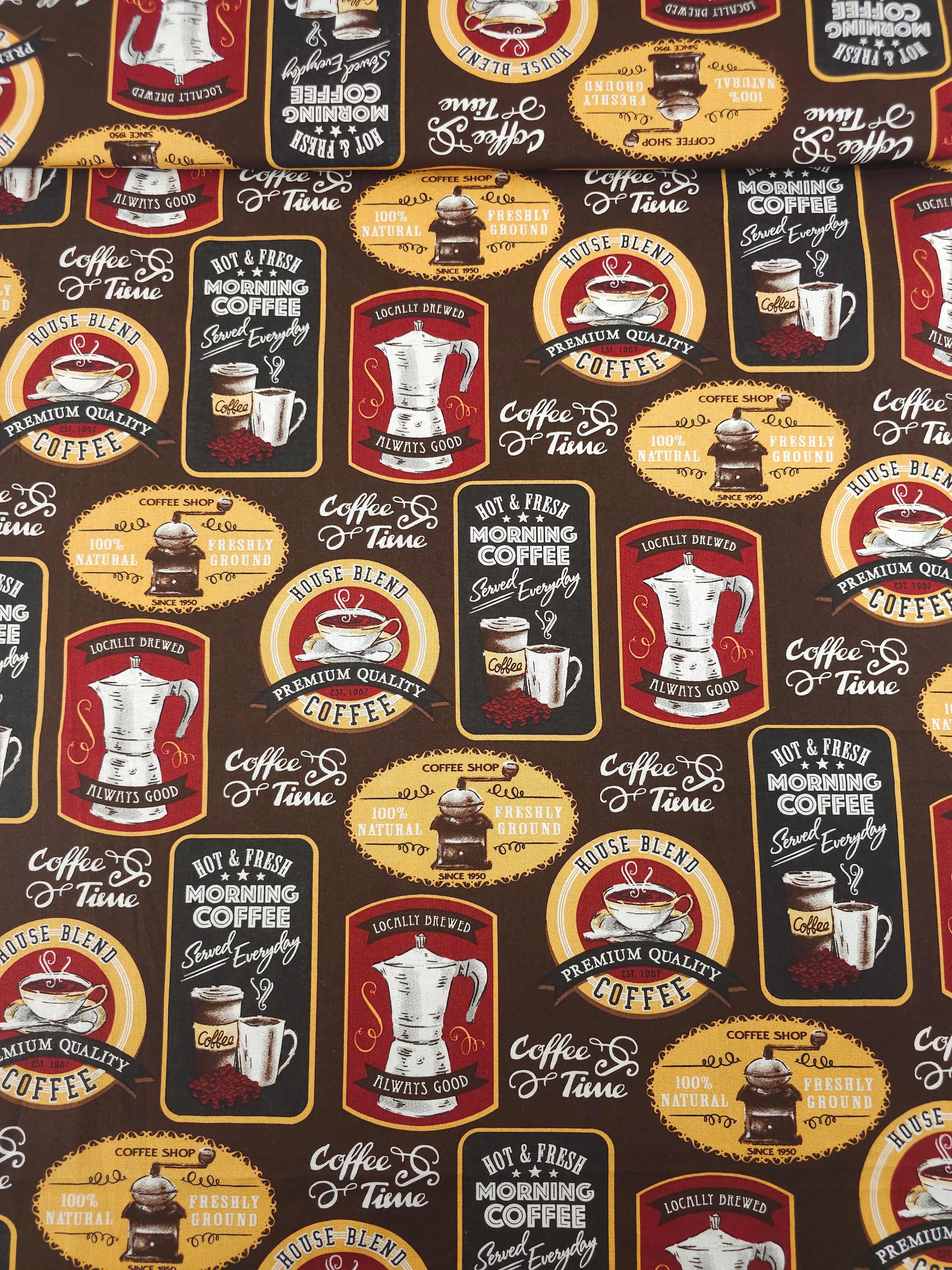 Coffee Time Frames 100% Cotton