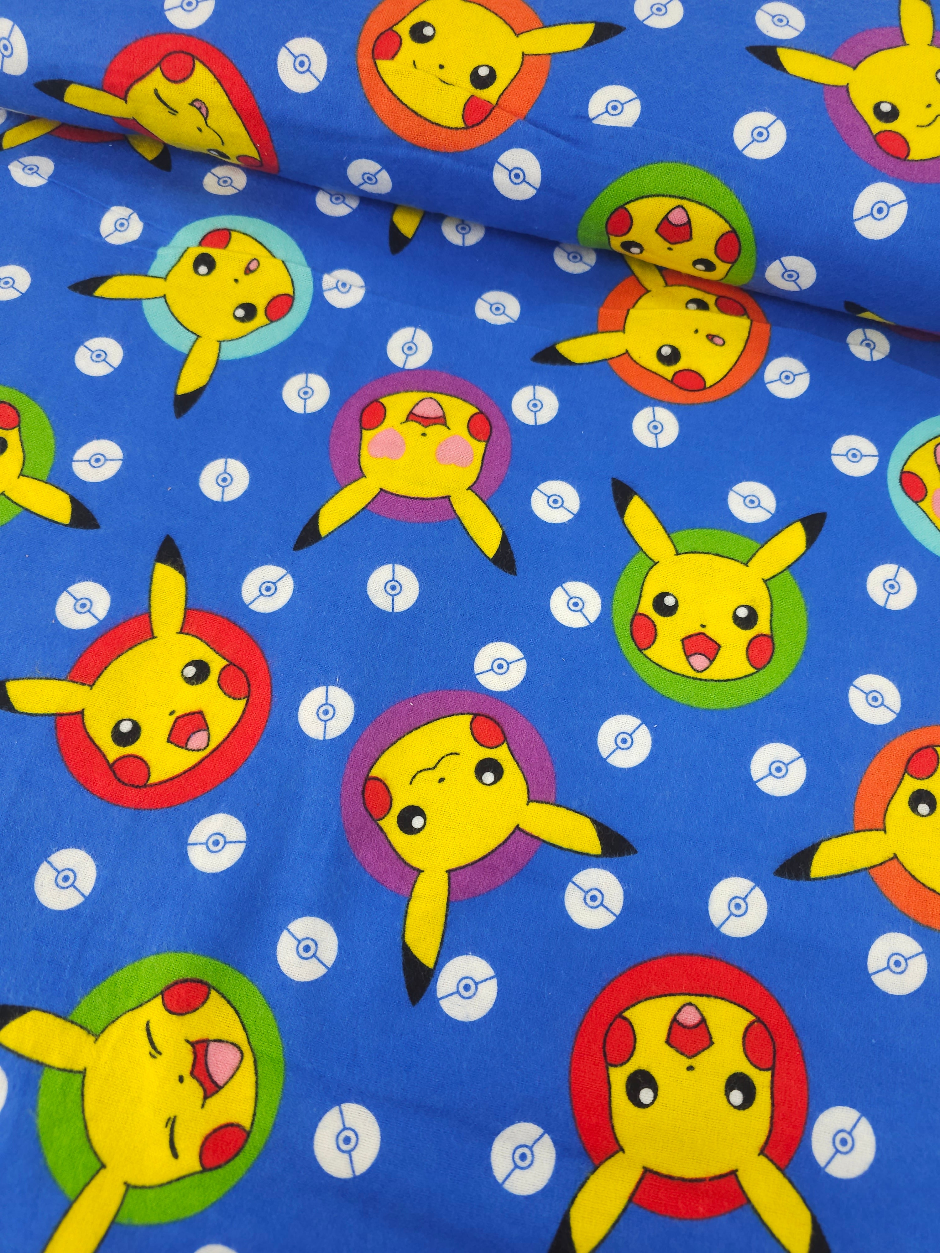 Pikachu Badge Lightweight Flannel Cotton