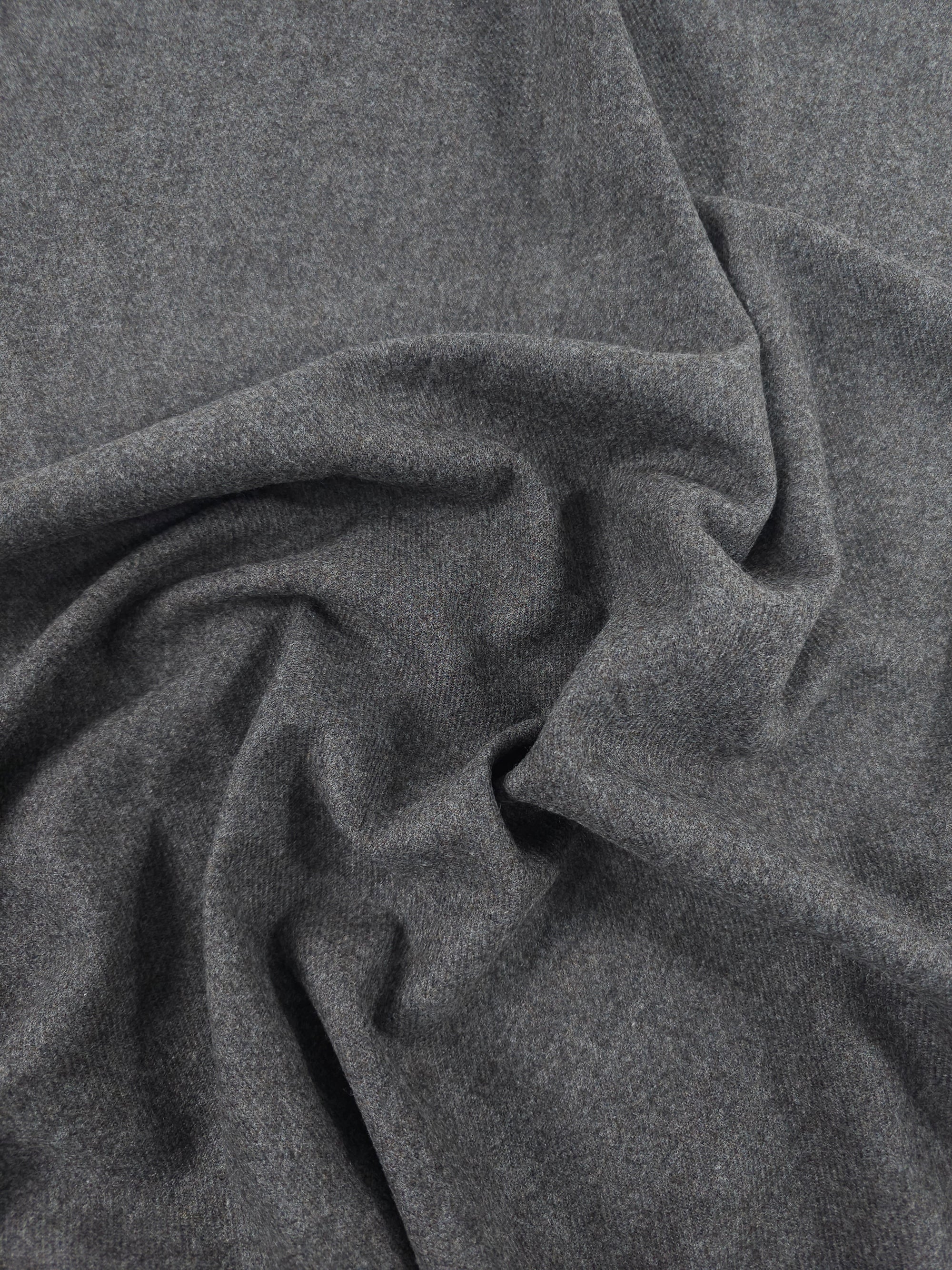 Grey Twill Soft 100% Wool *ABRAHAM MOON*