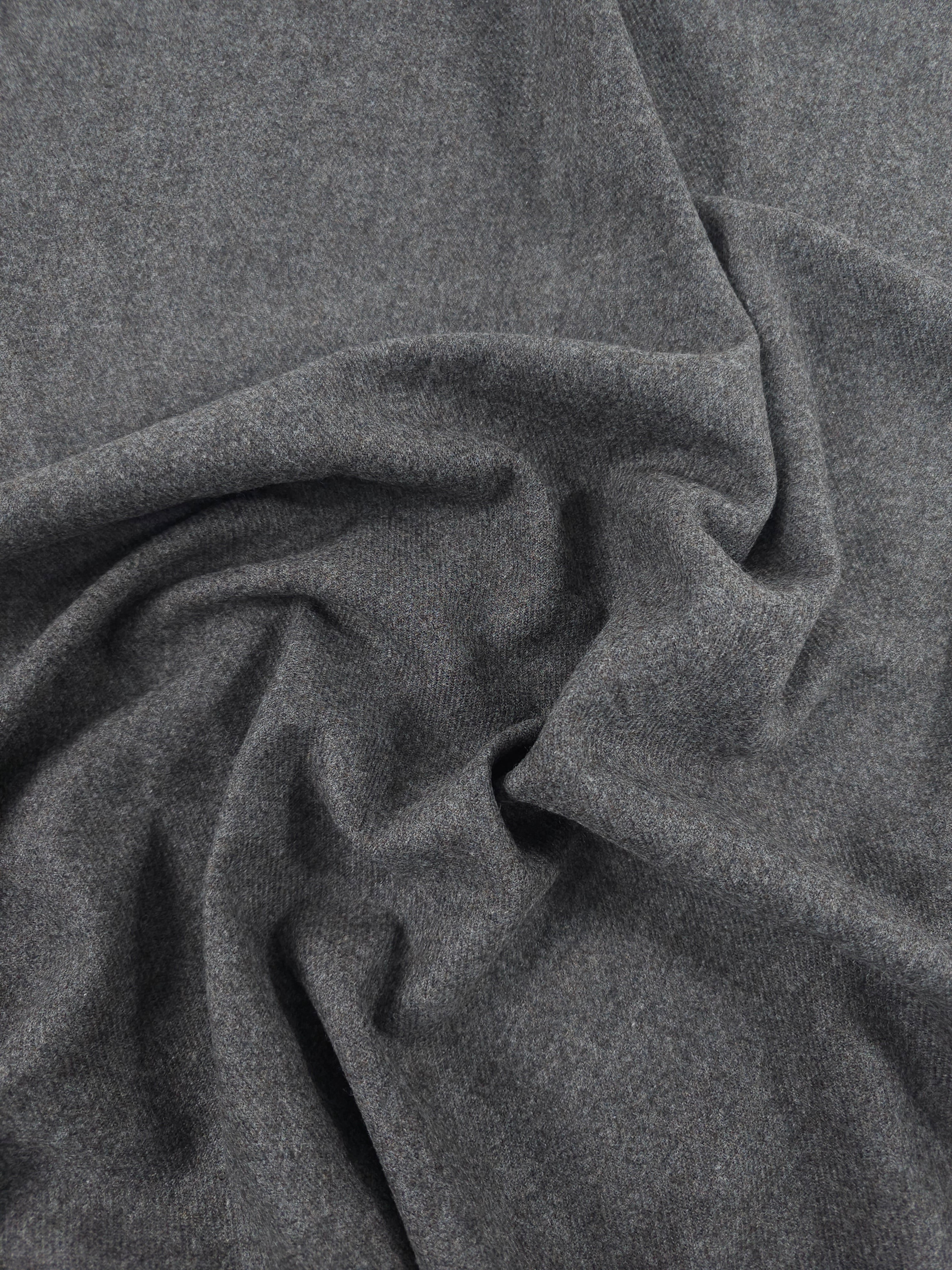 Grey Twill Soft 100% Wool *ABRAHAM MOON*