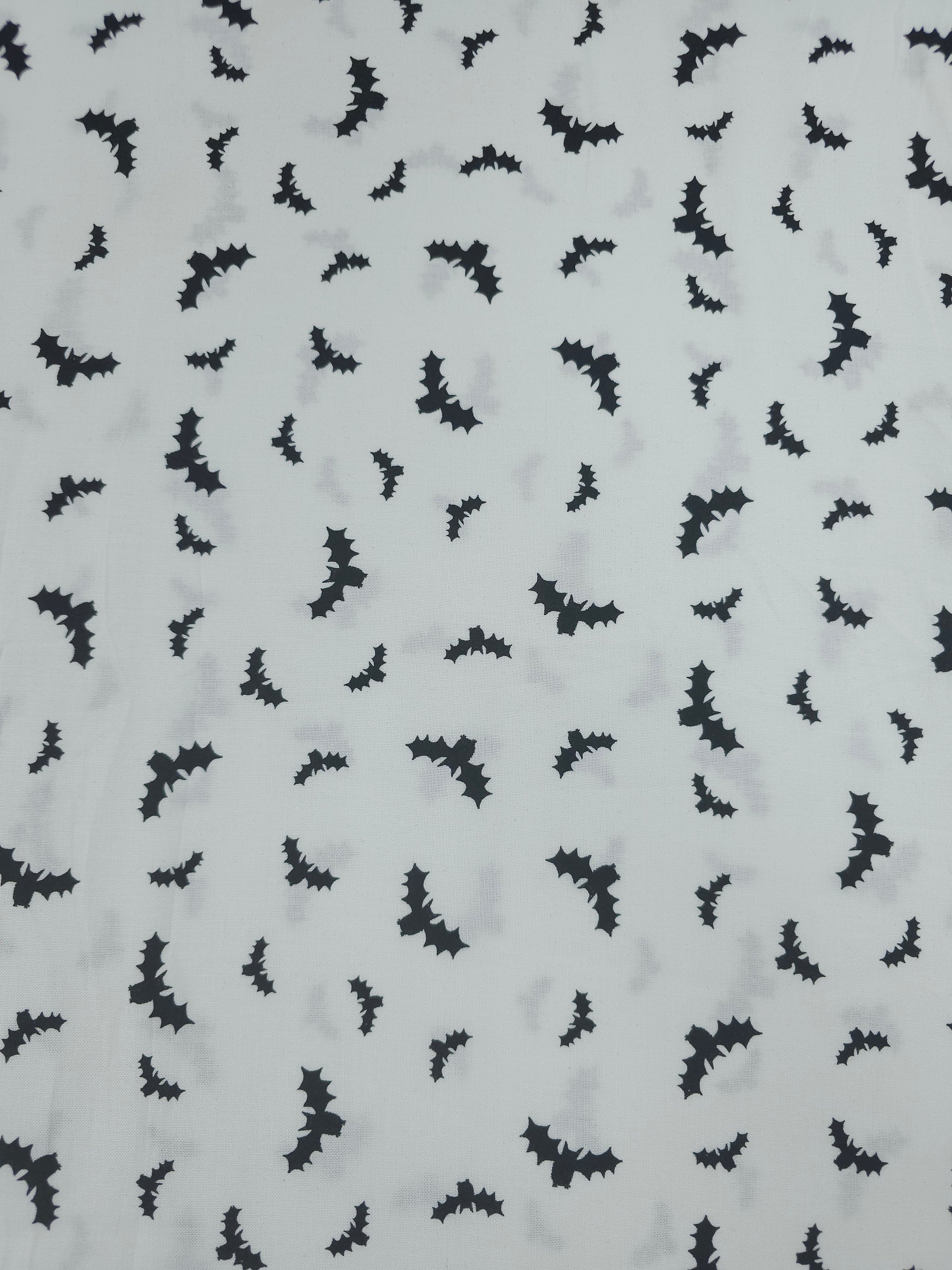 White/Black Bats 100% Cotton