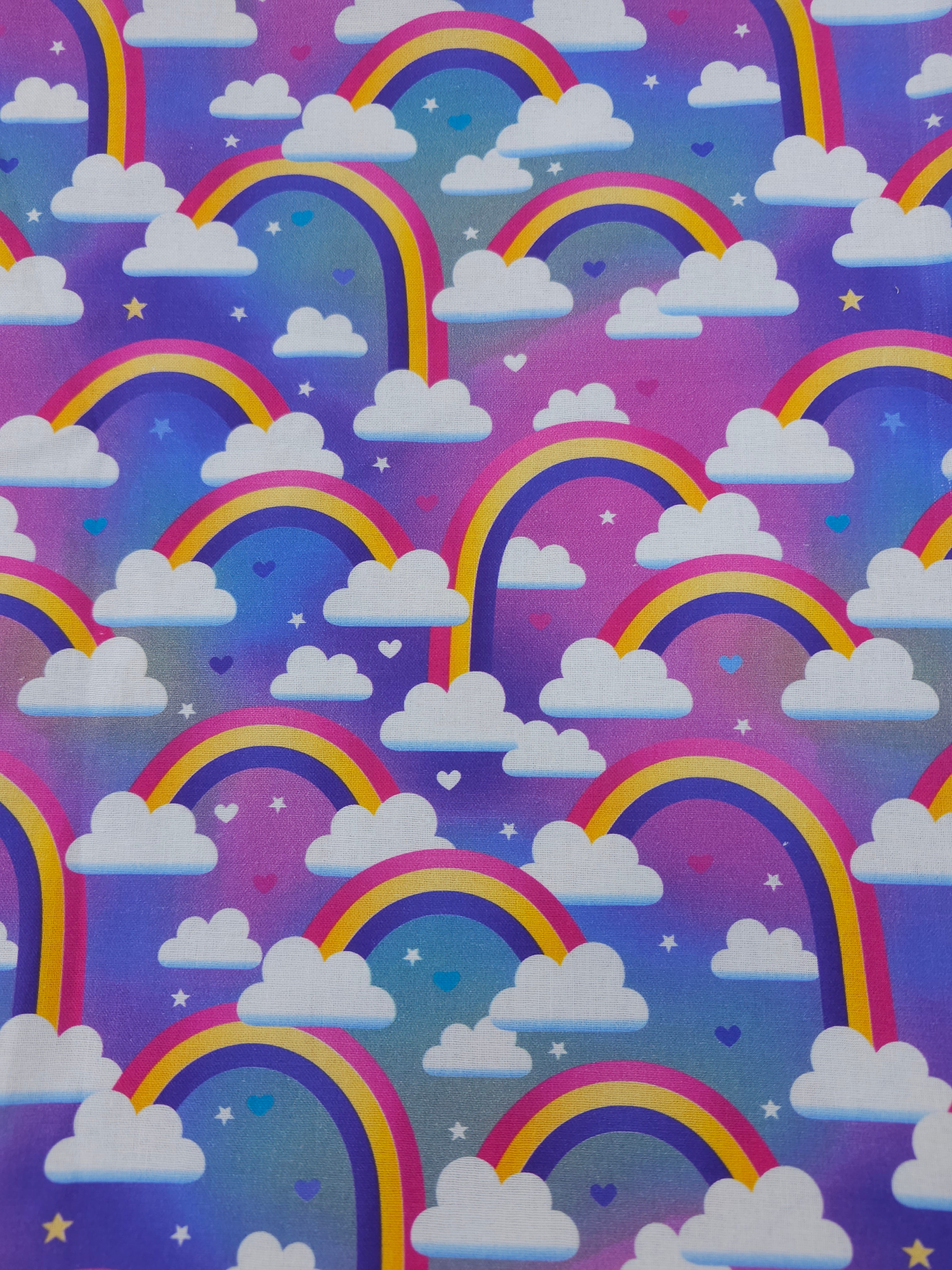 Galaxy rainbow Cotton- 1m piece