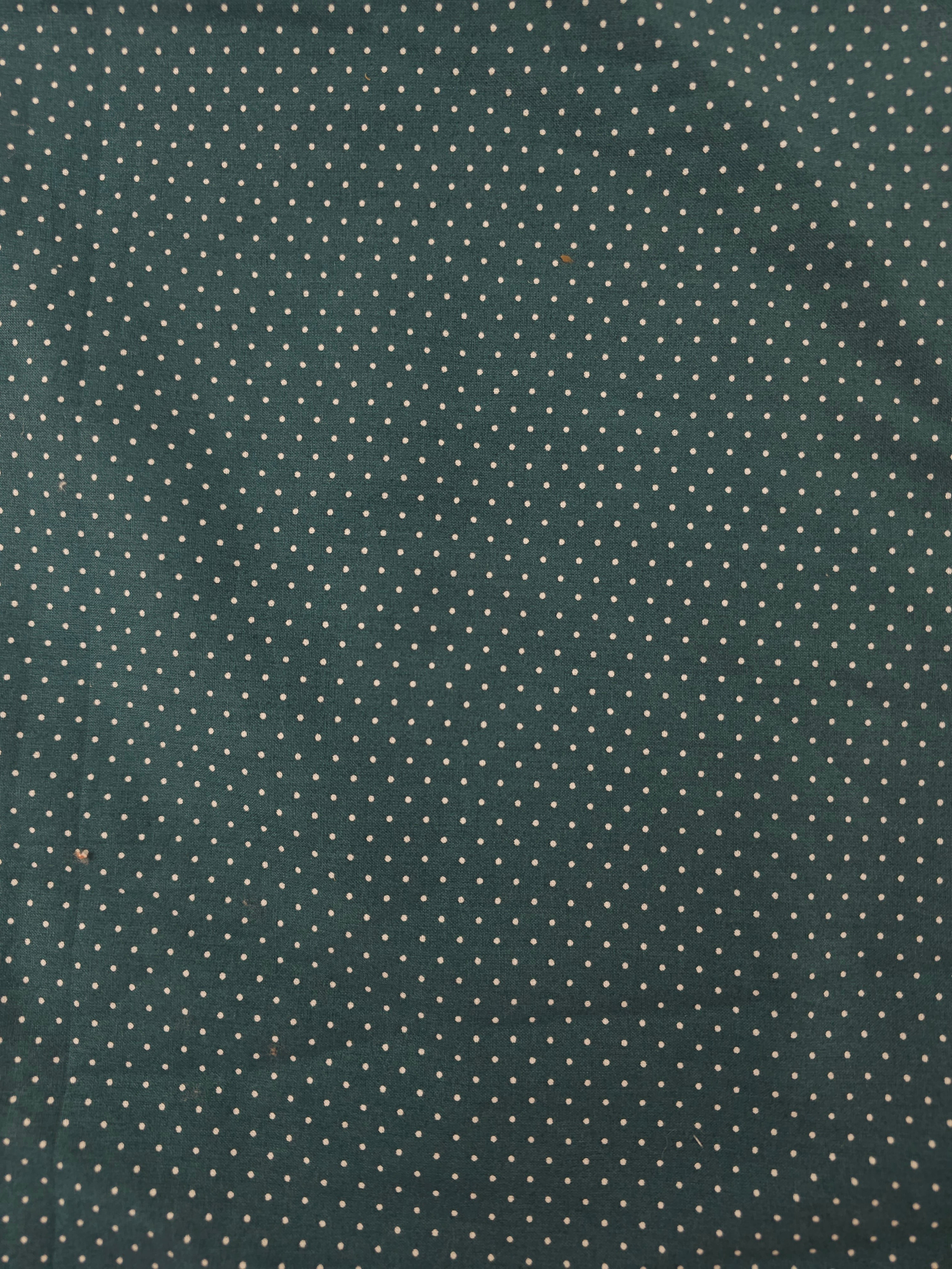 Dark forest polka dot Cotton- 1.2m piece