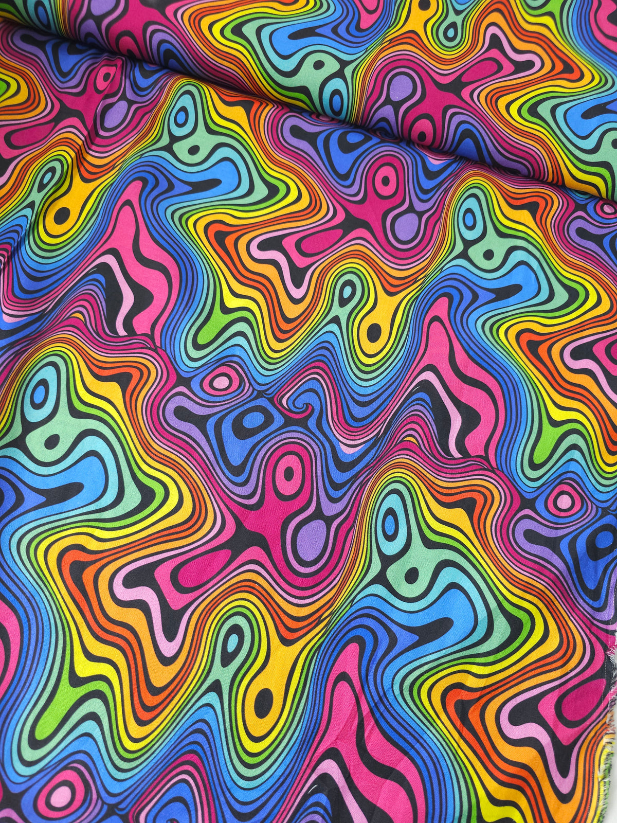 Groovy Rainbow Swirl 100% Cotton- Joann
