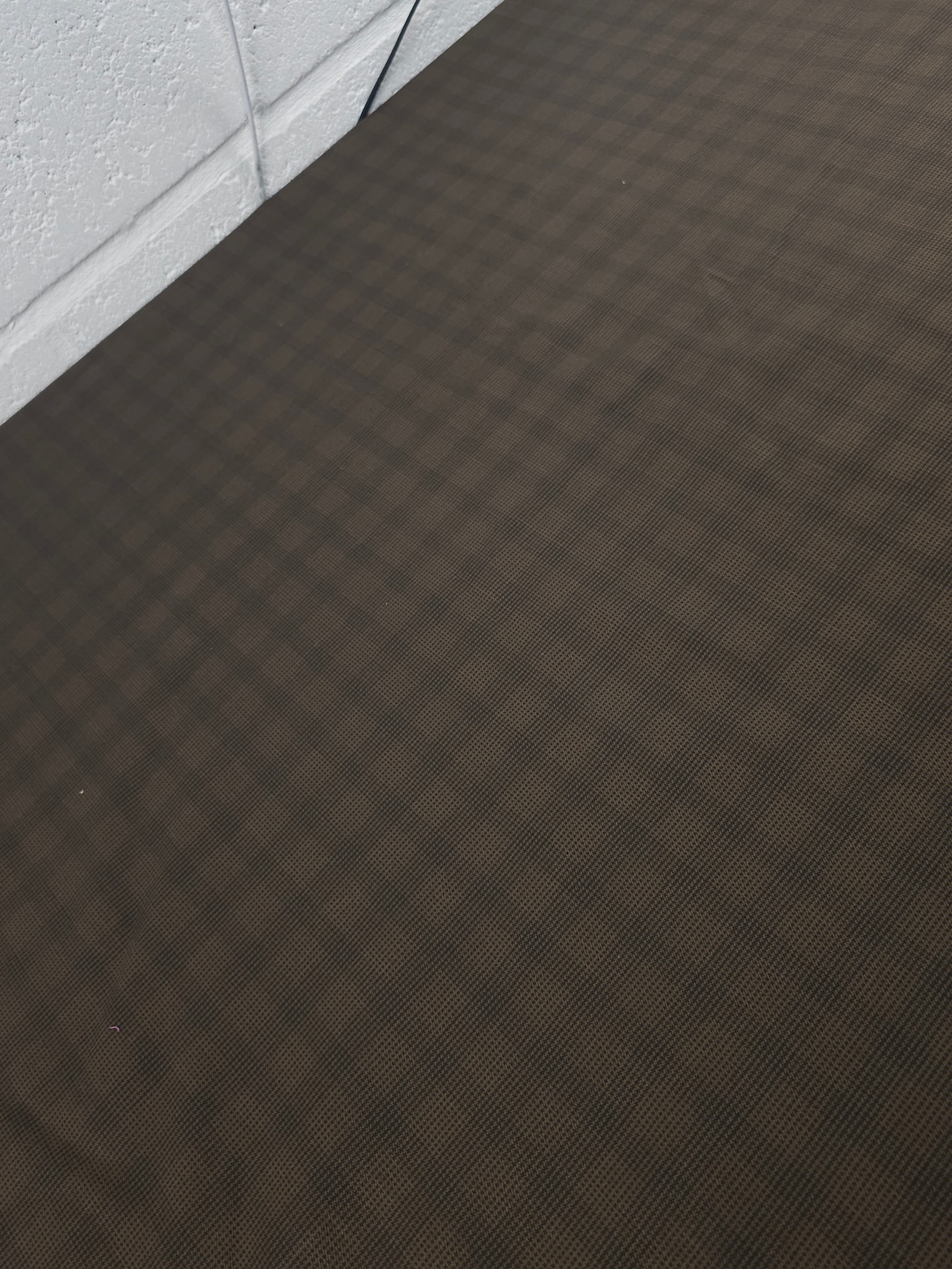 Moss Brown Blur Check Denim