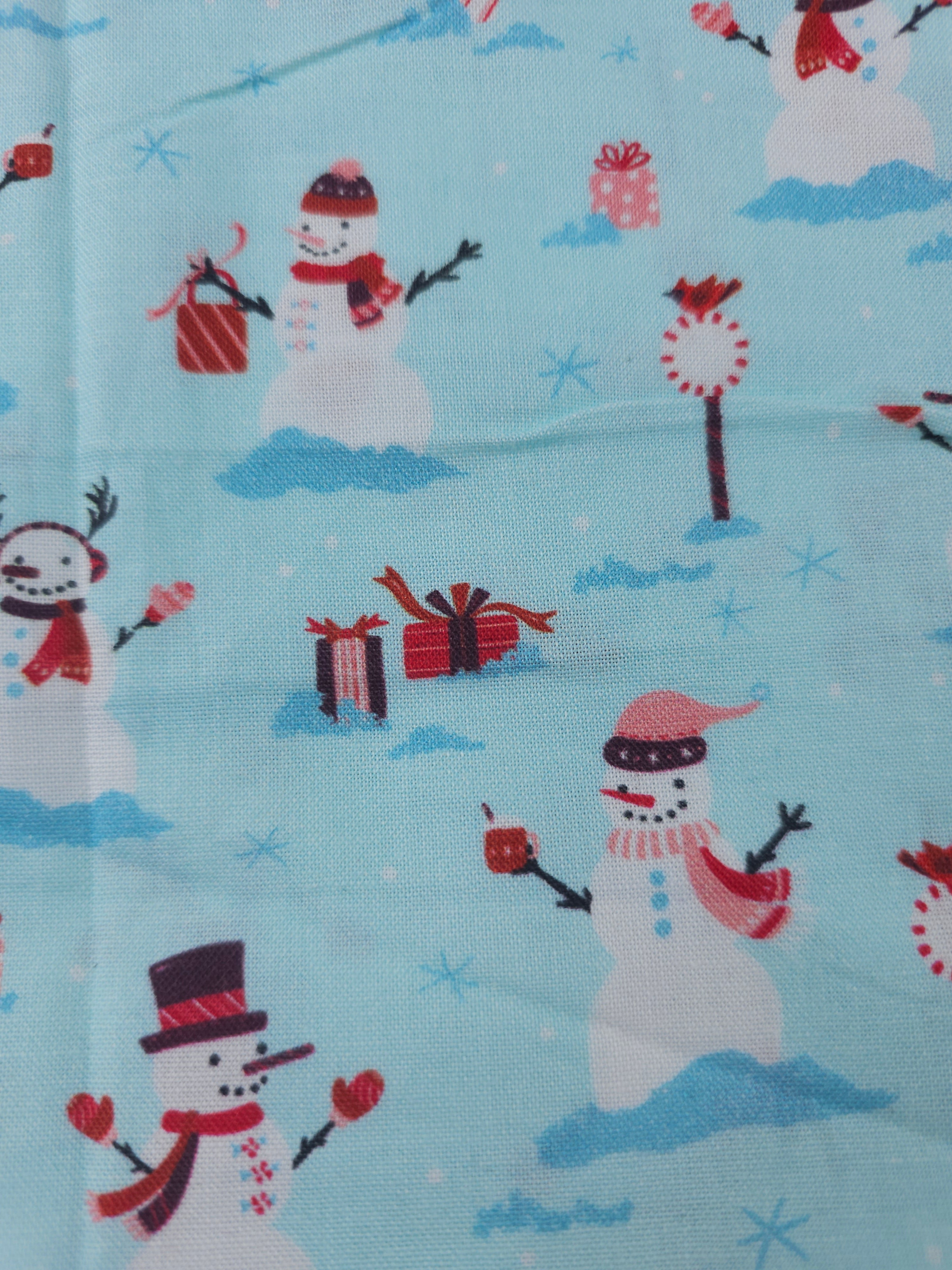 Snowman season Cotton- 1.8m piece