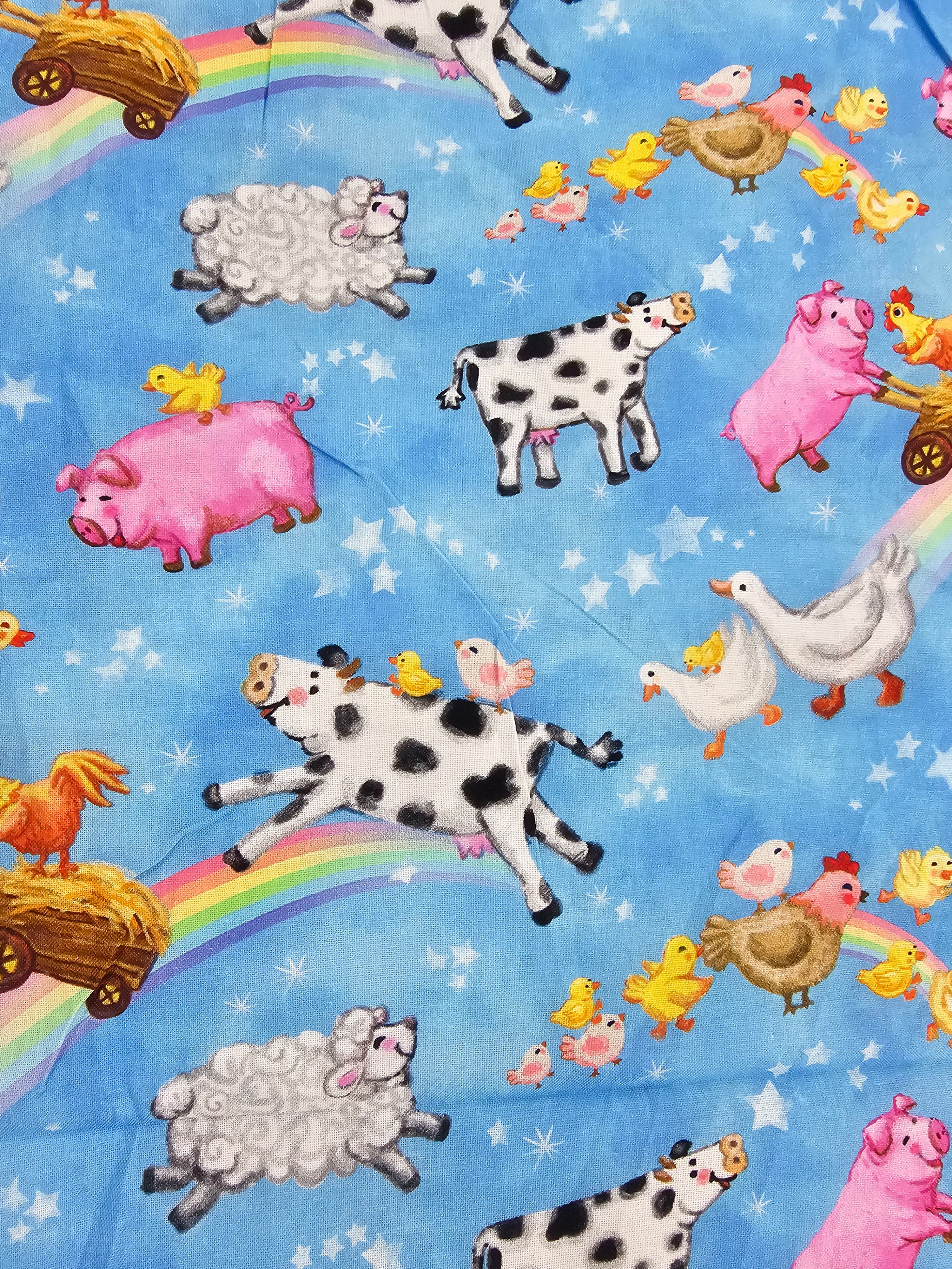 Fairytale farmyard Cotton- 3.6m piece