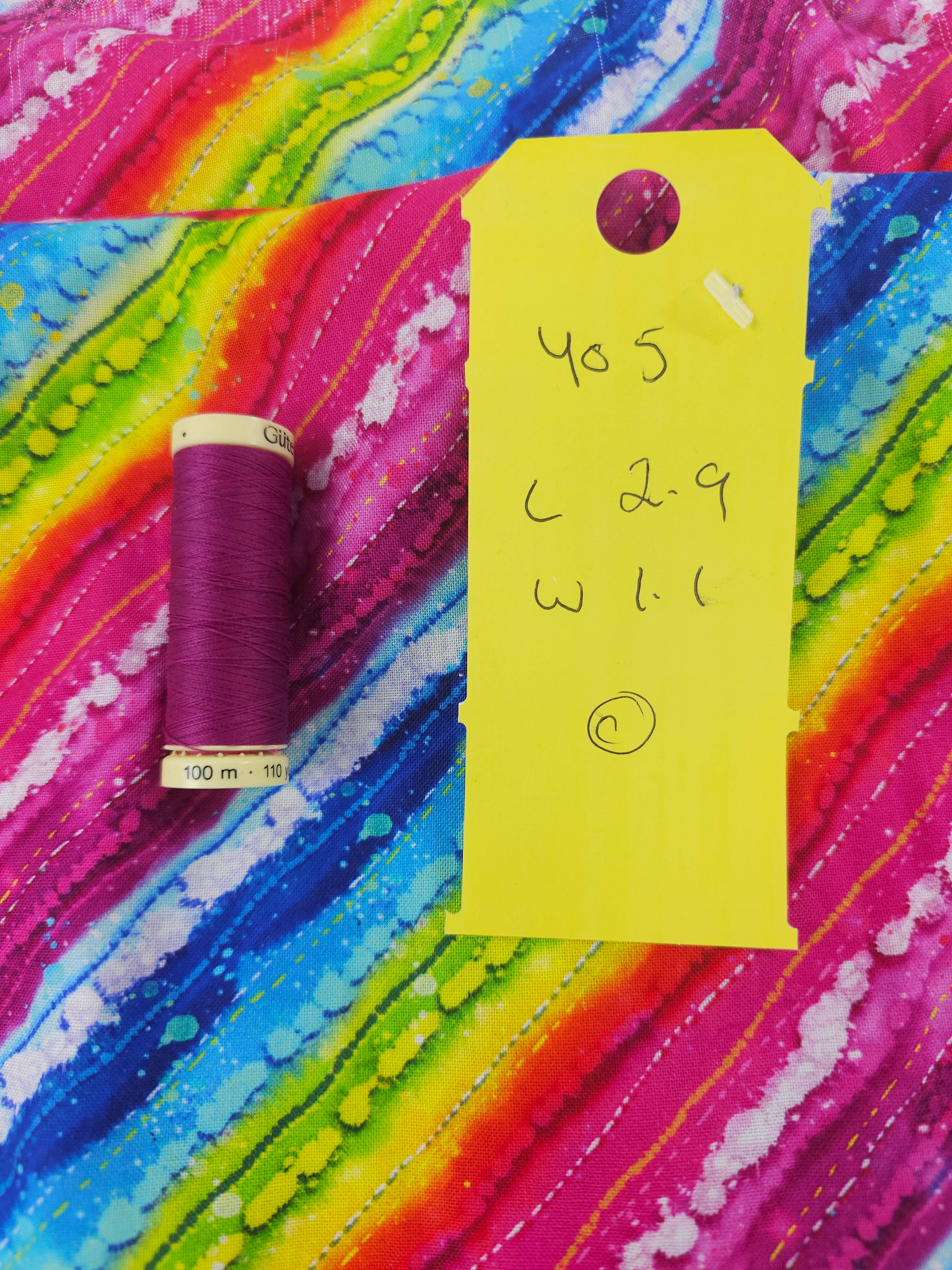 Rainbow stripe Cotton- 2.9m piece