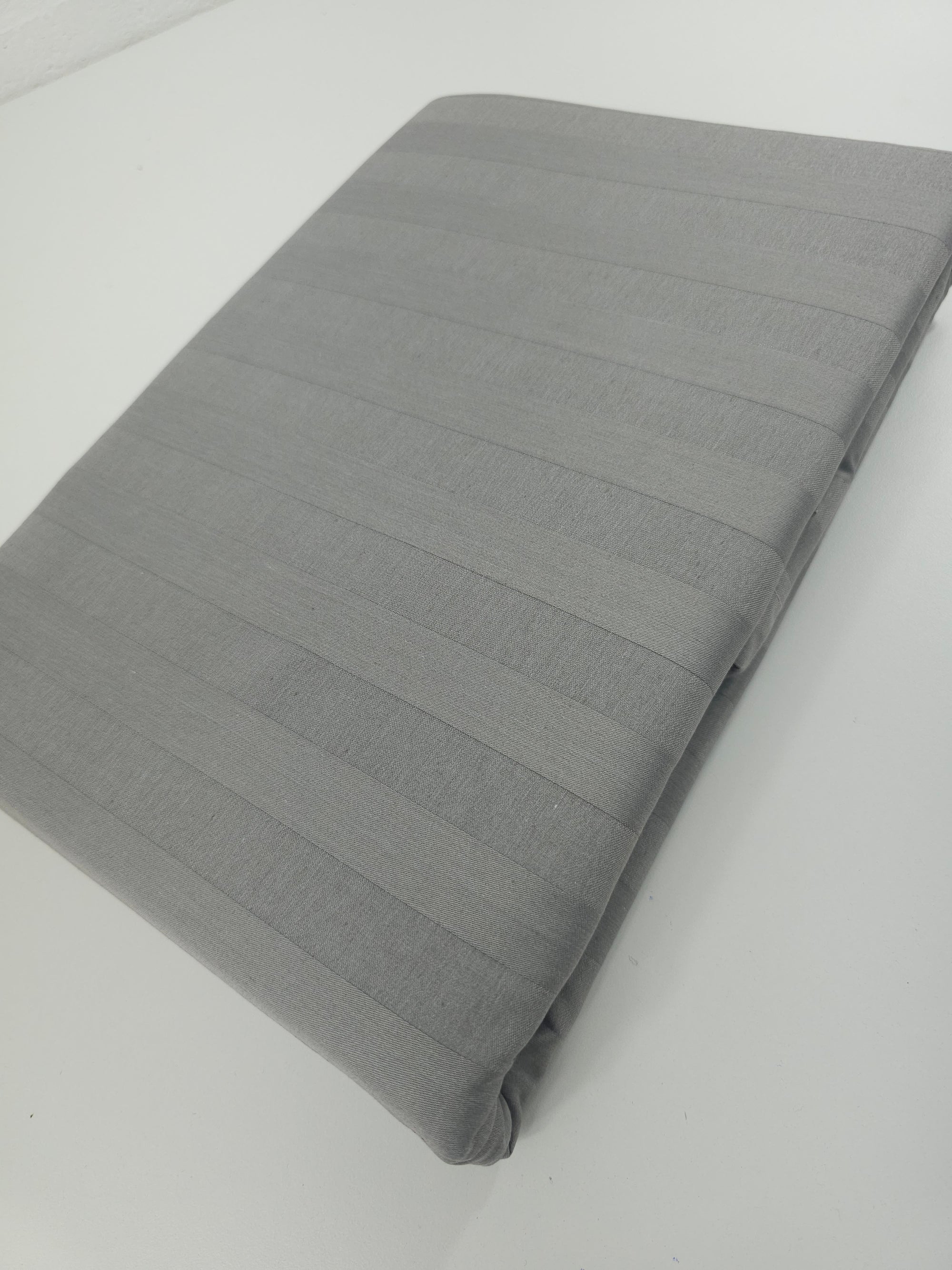 Light Grey Stripe | Duvet Set | 100% Cotton Sateen *READ DESCRIPTION*