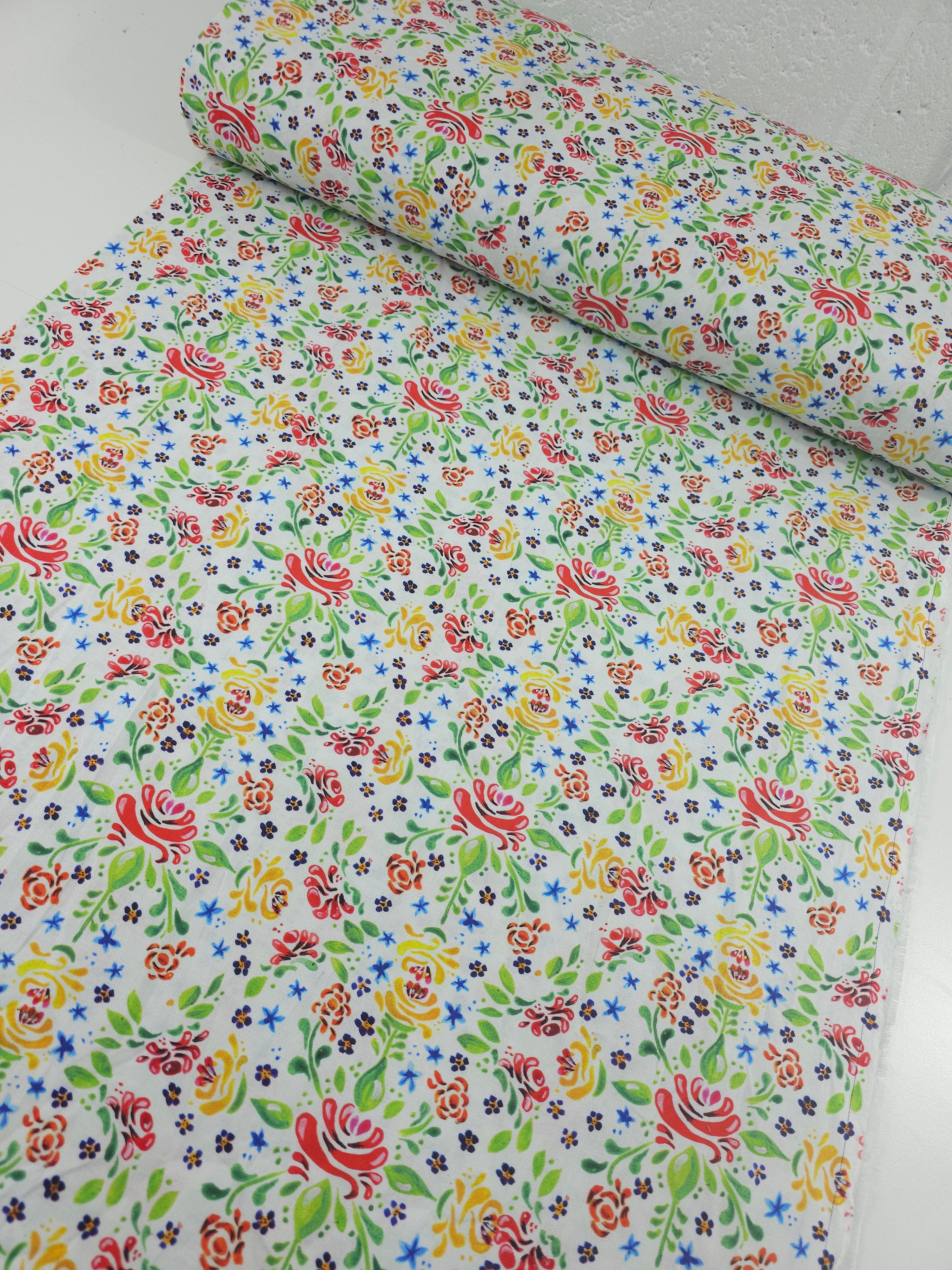 Bohemian Water Florals 100% Cotton