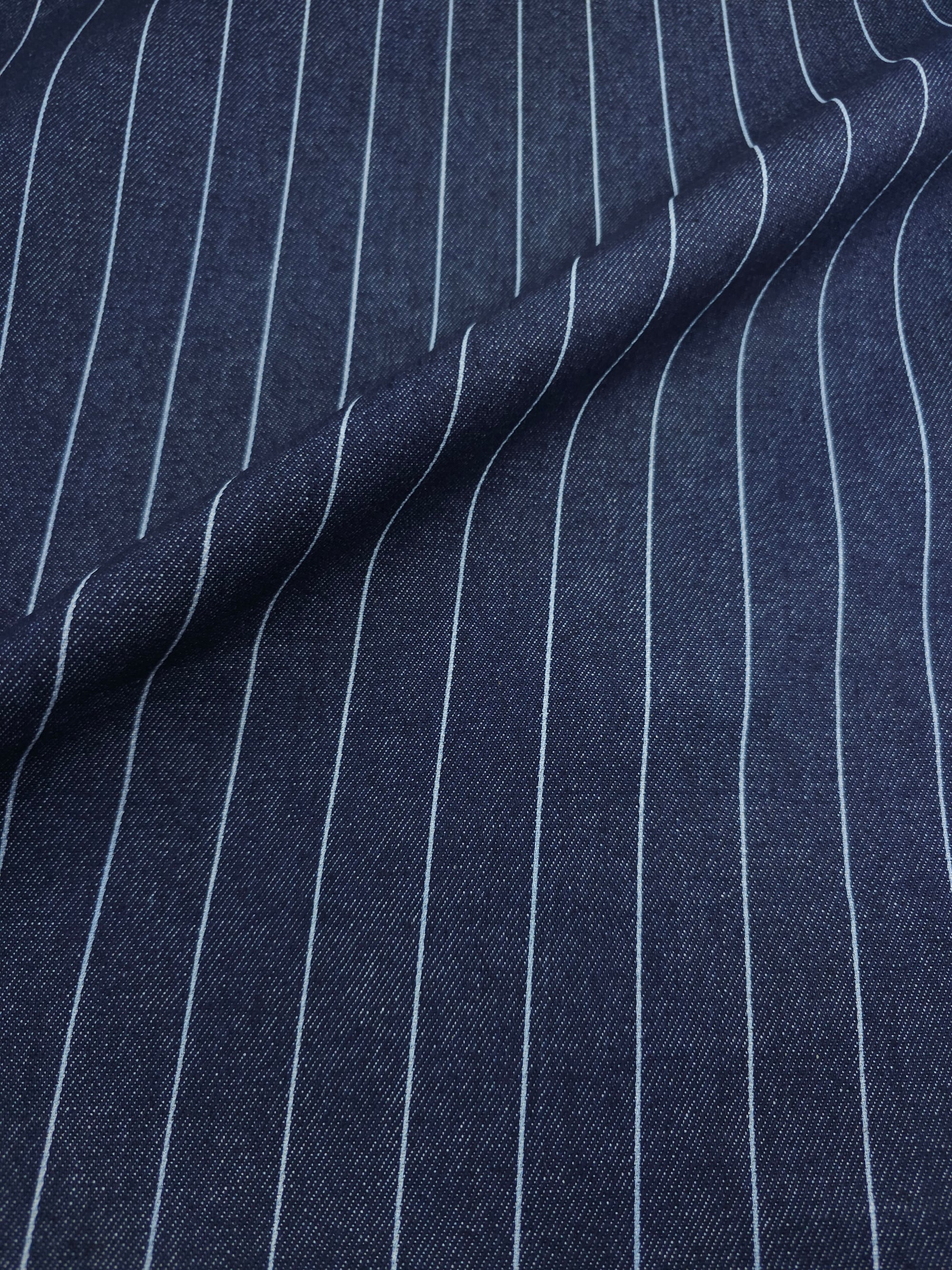 Navy/Light Blue Stripe Denim