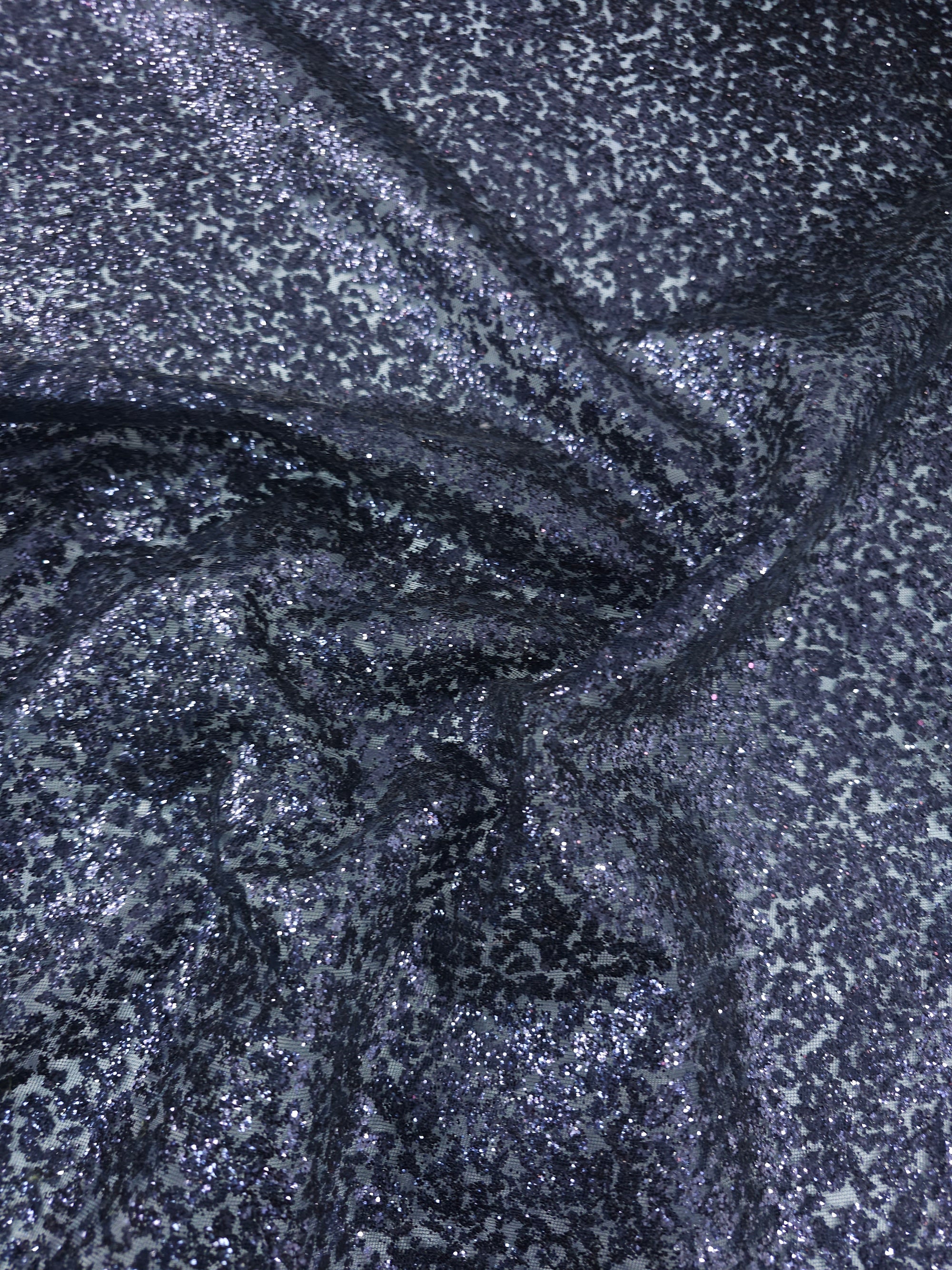 Indigo Navy Glitter Net