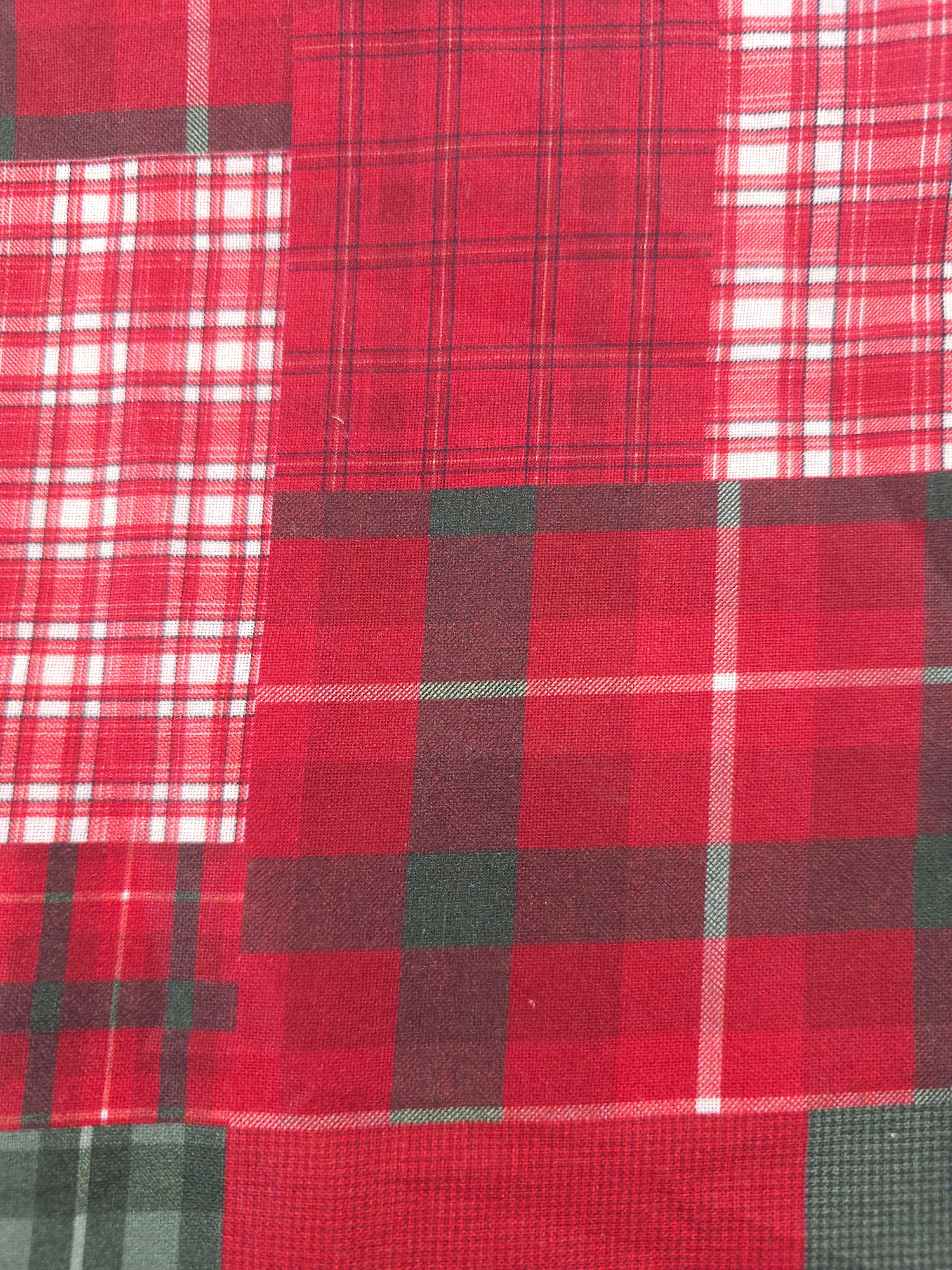 Christmas tartan Cotton- 2.5m piece