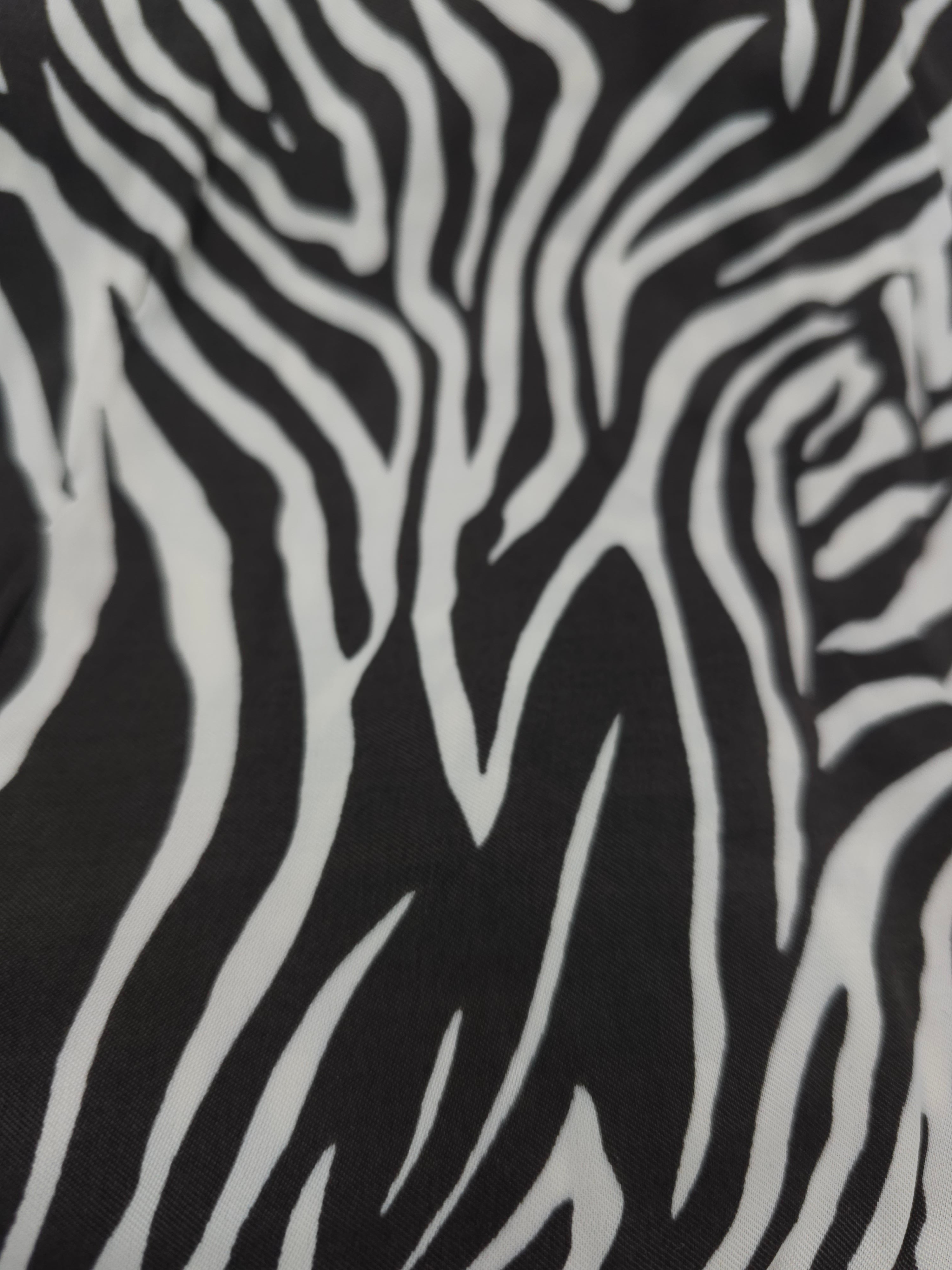 Zebra print Viscose sateen- 3.6m piece