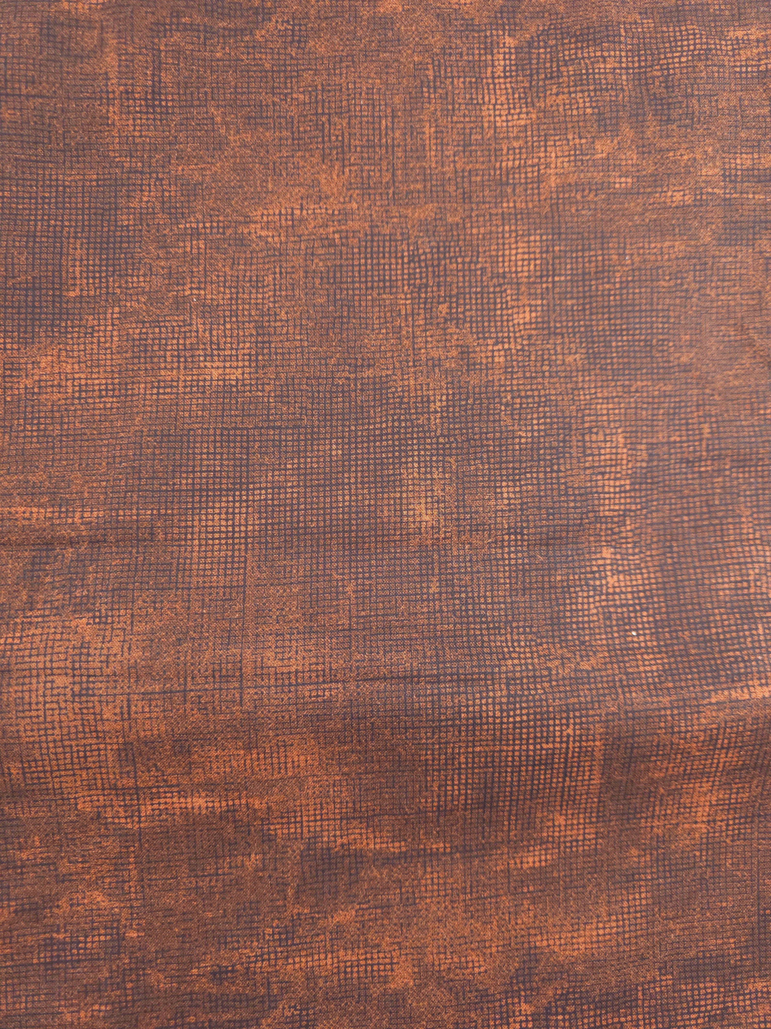 Chalk and Charcoal Rust Cotton - 1.3m Piece