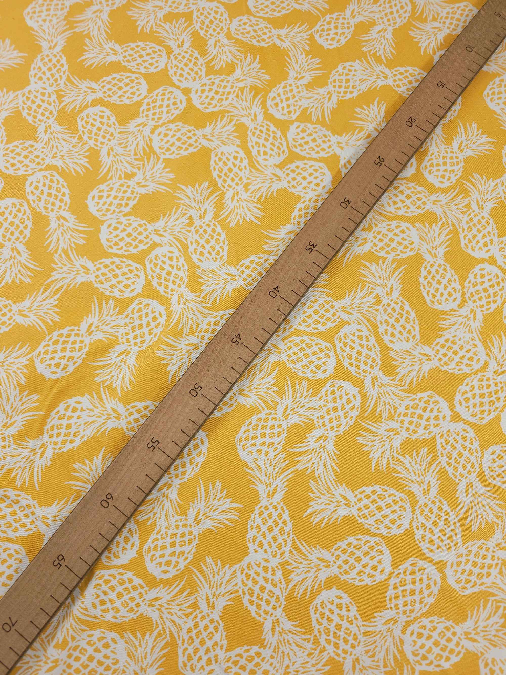 Pineapple Fiesta Lightweight Cotton Sateen Twill