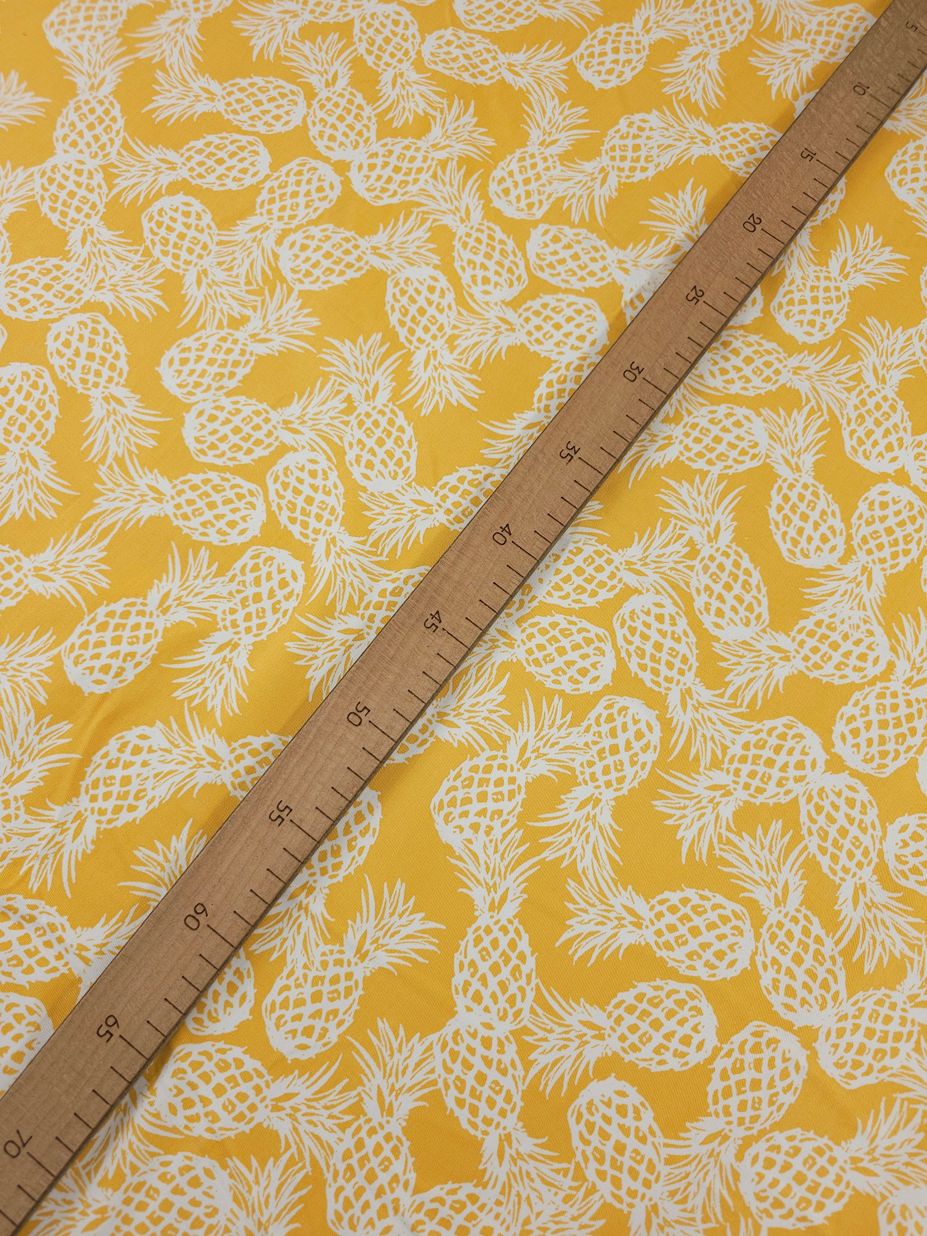 Pineapple Fiesta Lightweight Cotton Sateen Twill