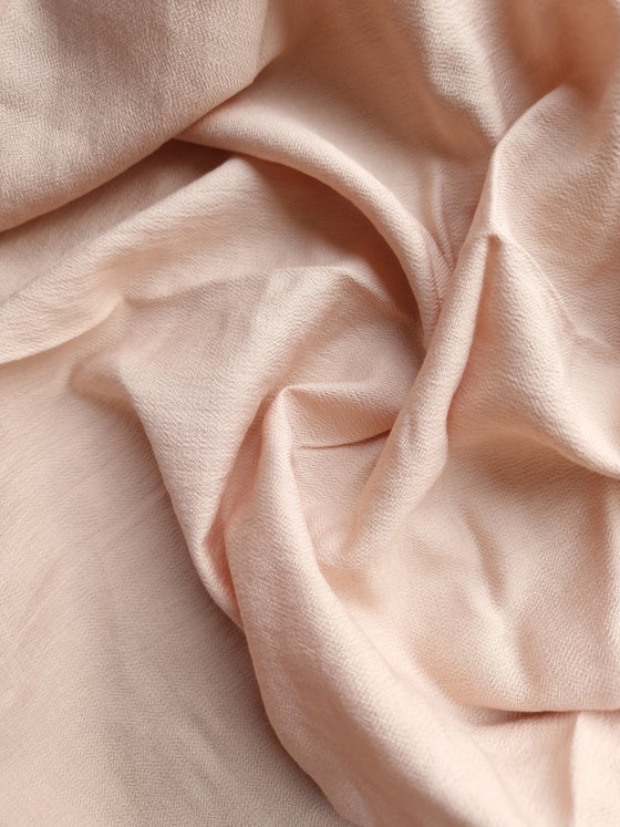 Light Peach Viscose Nylon - 3.70m piece