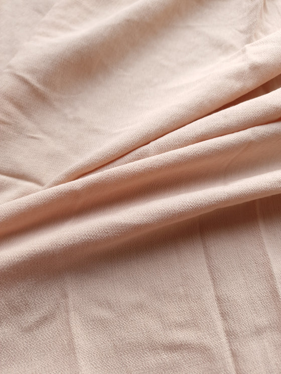 Light Peach Viscose Nylon - 3.70m piece