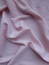 Powder Pink Crinkle Poly Elastane - 3.70m piece