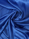 Blue Viscose Satin