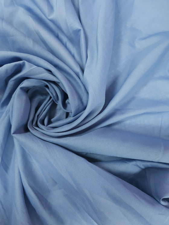 Powder Blue Cotton Voile