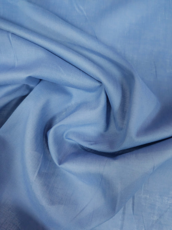 Powder Blue Cotton Voile
